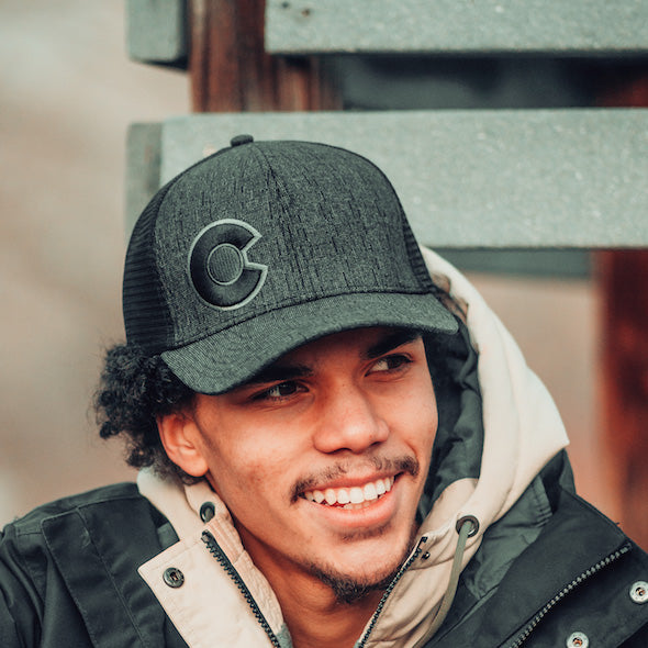 Monochromatic Trucker Hat Black/Black