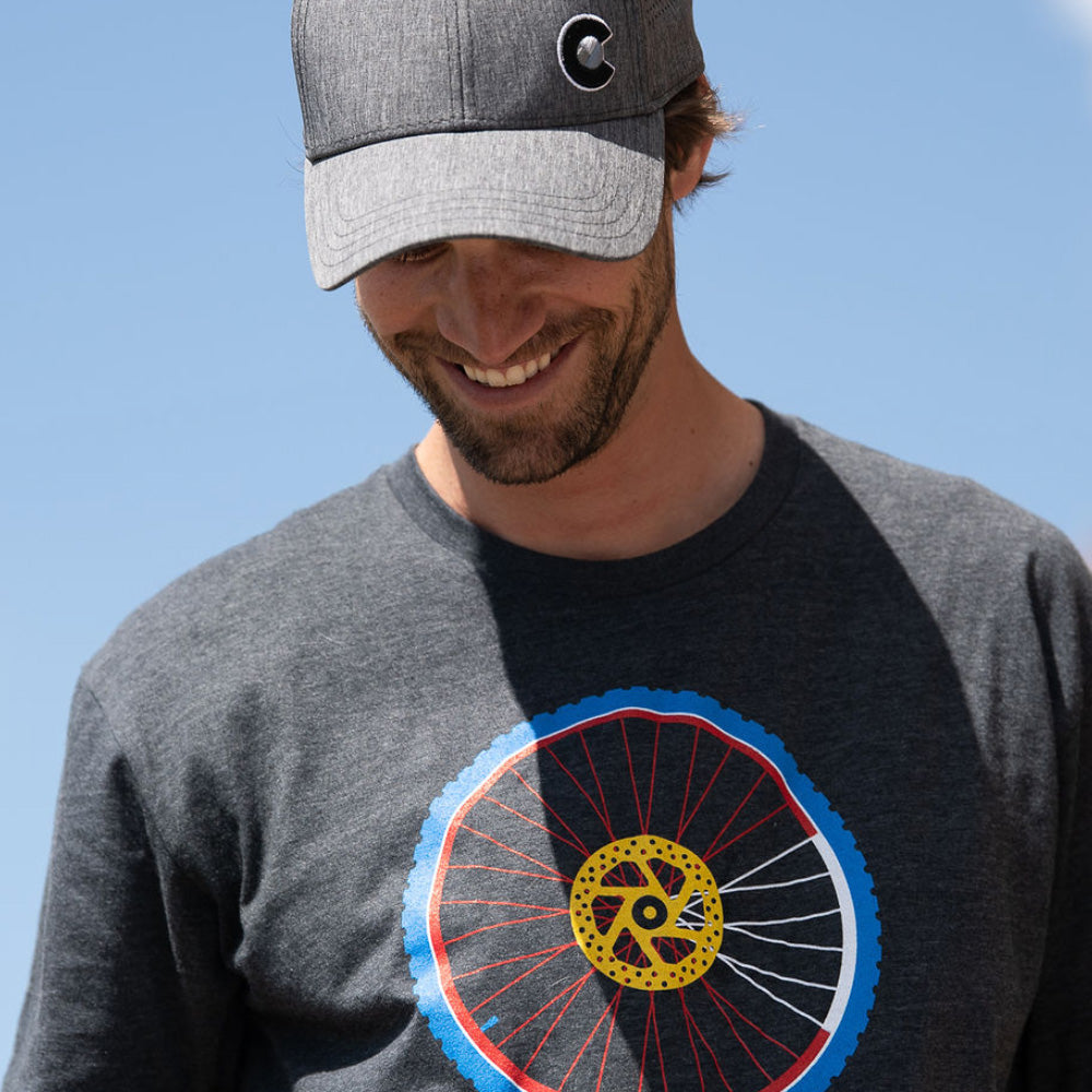 Unisex Mountain Bike Wheel T-Shirt