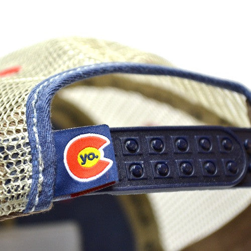 Kids' Vintage Colorado Flag Patch Trucker Hat
