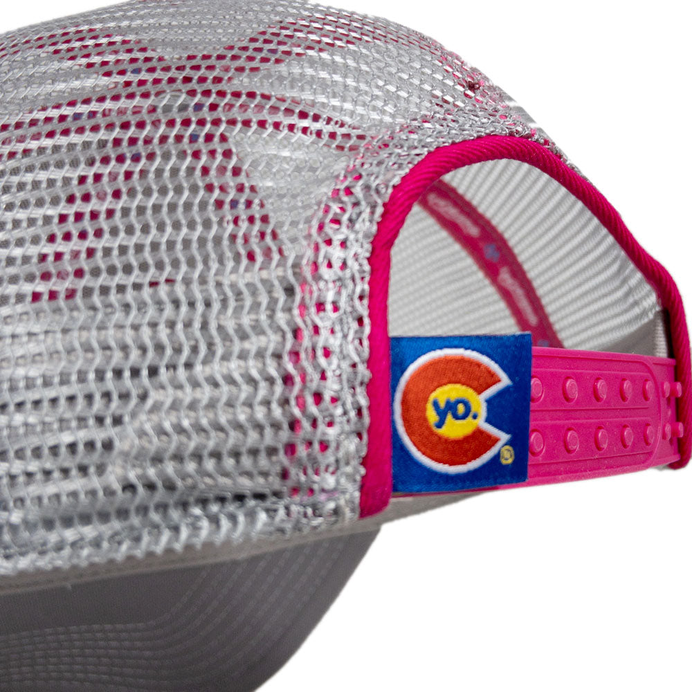 Incline Colorado Trucker Hat - Pink Punk
