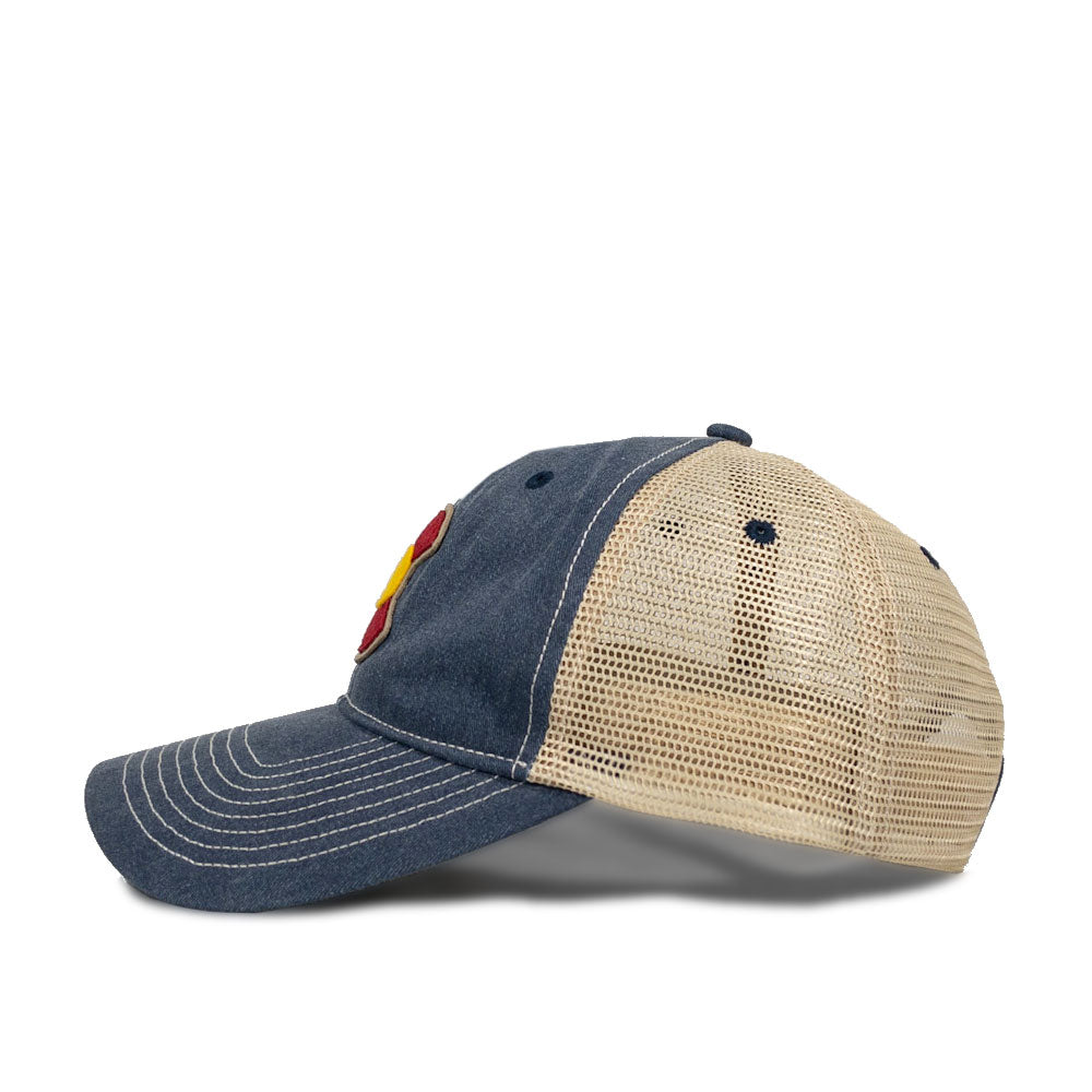 Vintage Colorado C Denim Trucker Hat