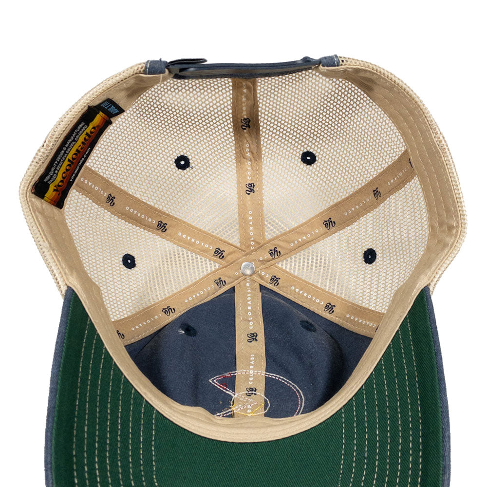 Vintage Colorado C Denim Trucker Hat