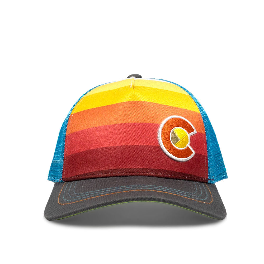 Kids' Sunset Fader Trucker Hat