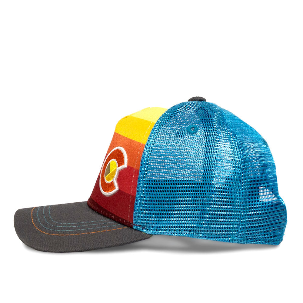 Kids' Sunset Fader Trucker Hat