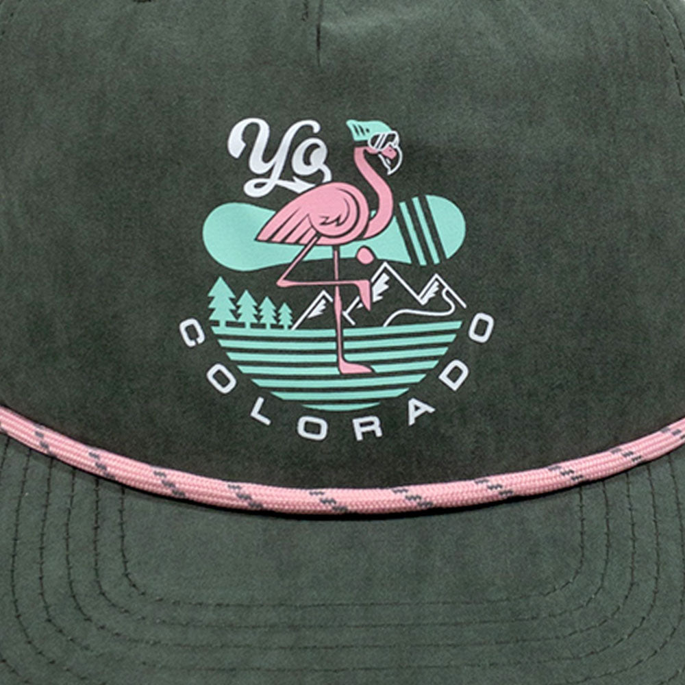 Yardbird Flamingo Rider Rope Hat