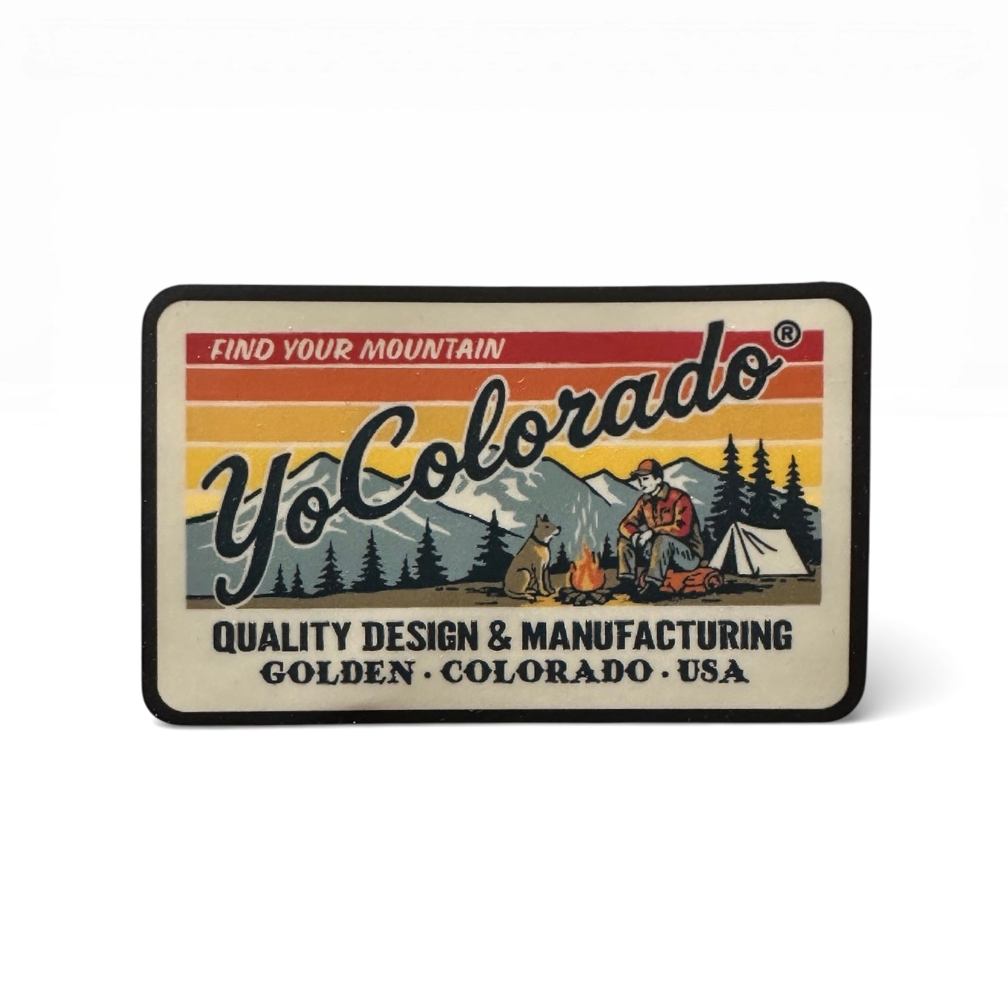 Retro Rockies Sticker