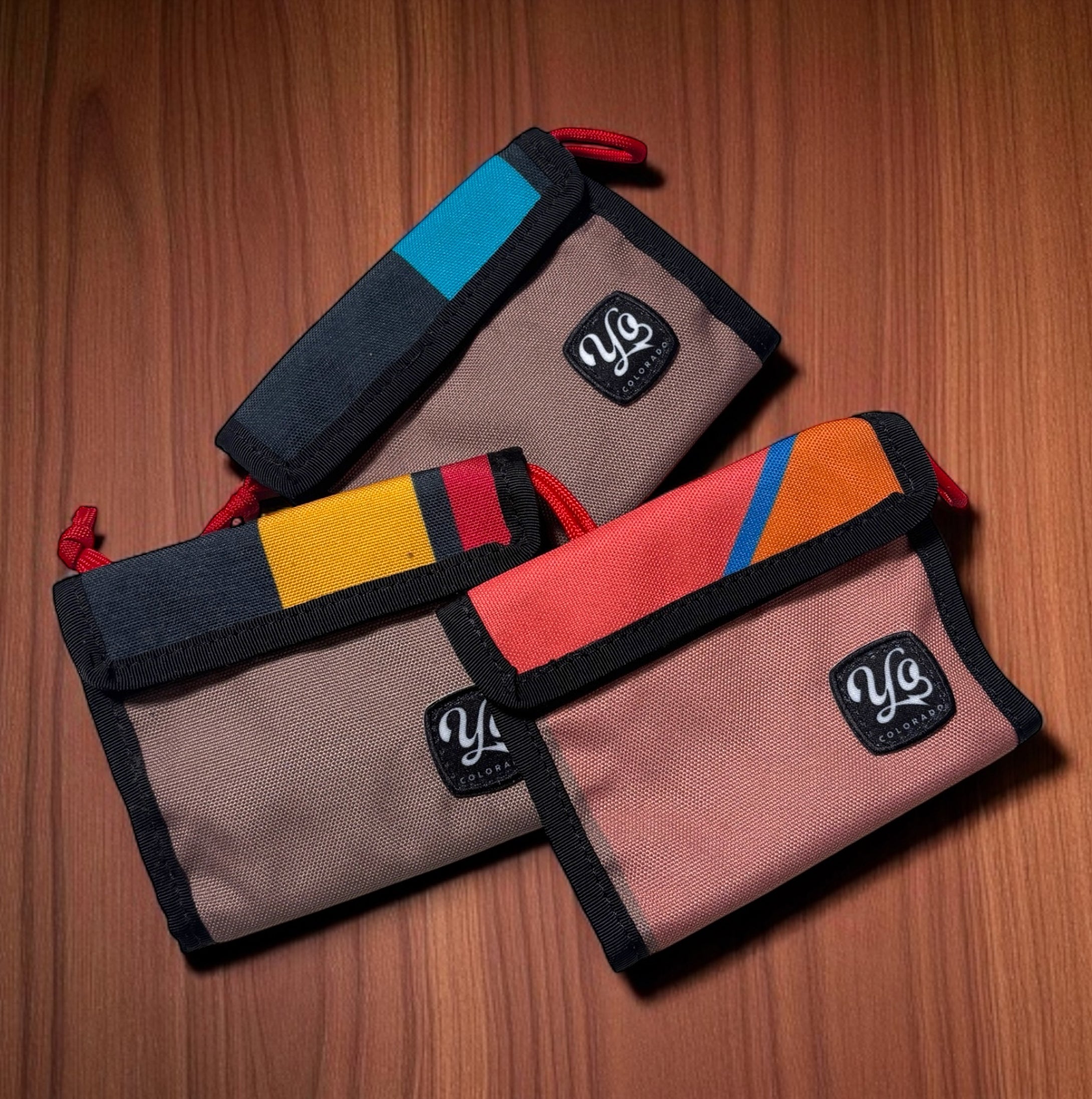 Summit Wallet Upcycled Trifold Velcro Wallet