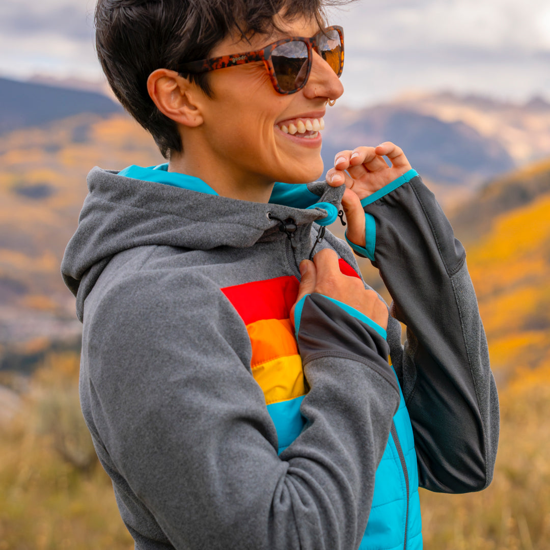 Women's Momentum Polartec® Fleece Jacket in Cinder