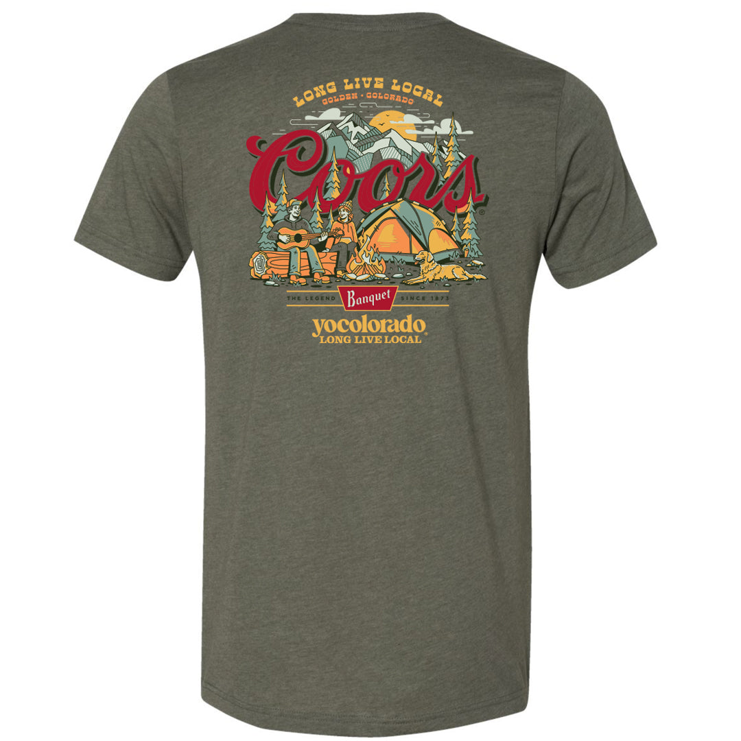 Coors Banquet x YoColorado Campfire Crew Unisex T-Shirt