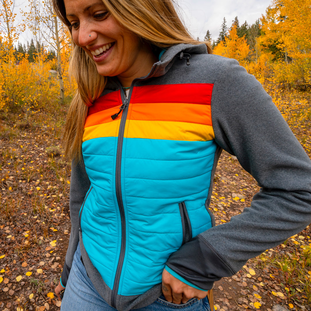 Women's Momentum Polartec® Fleece Jacket in Cinder