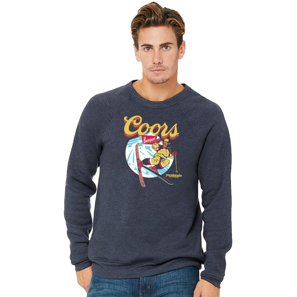 Coors Banquet x YoColorado Unisex On The Slopes Crewneck Sweatshirt - LIMITED EDITION