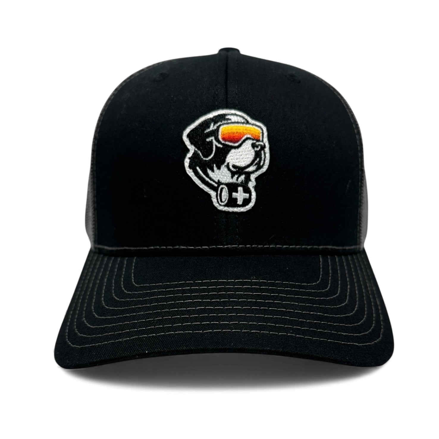 NSP Big Fit Blizz the “Pawtrol” Dog Trucker Hat in Storm Black