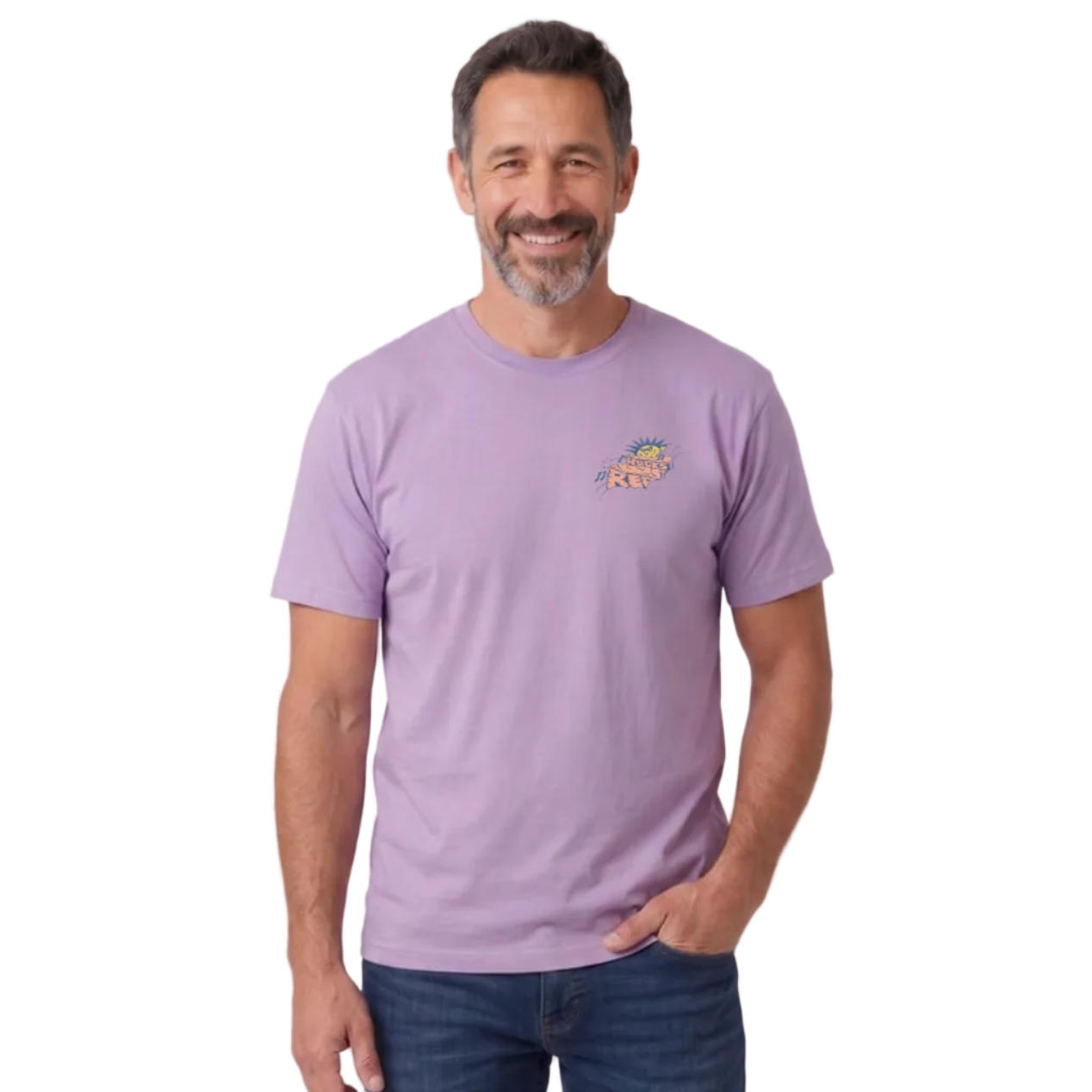 Red Rocks Born to Rock Unisex T-Shirt - Twilight Lavender