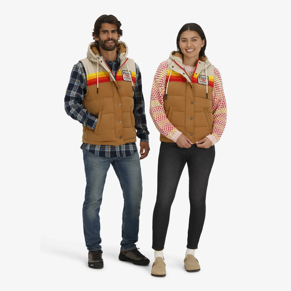 Unisex Coors Banquet x YoColorado Epic Puffer Hooded Vest