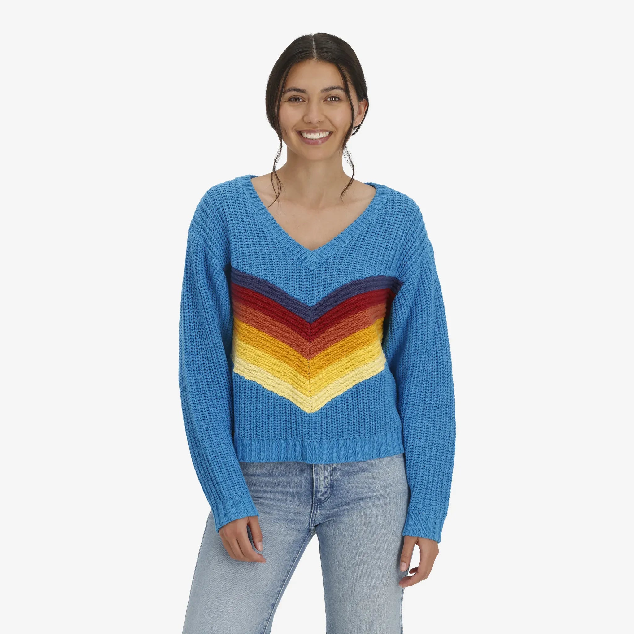 Women's Fader Knit Sweater in Backcountry Blue
