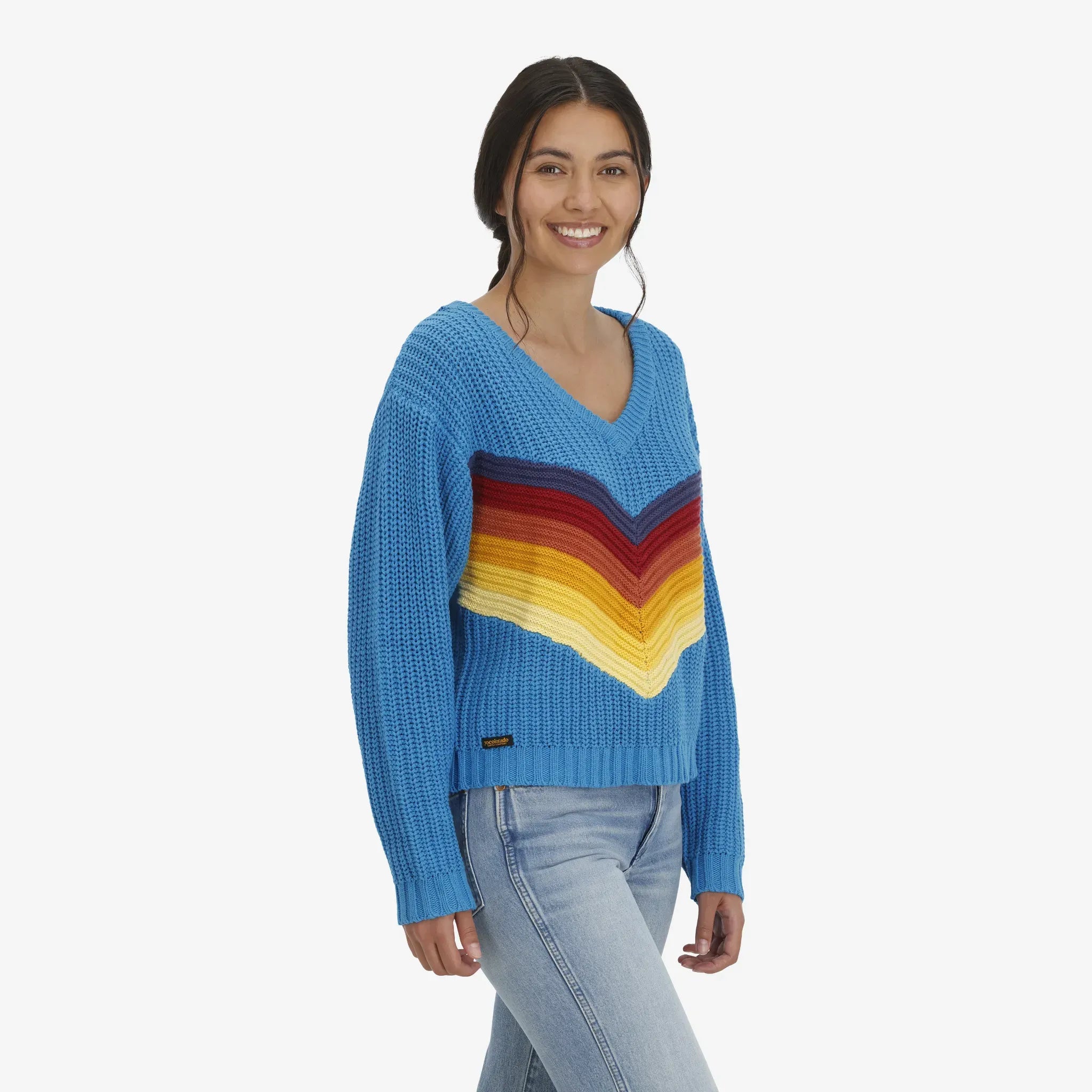 Women's Fader Knit Sweater in Backcountry Blue