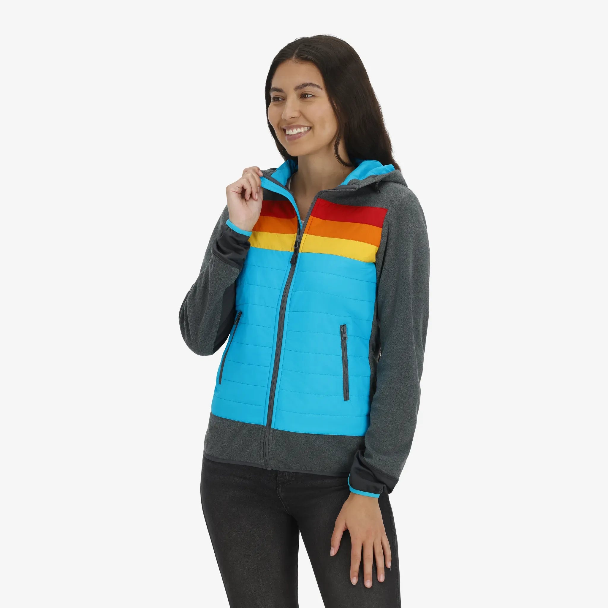 Women's Momentum Polartec® Fleece Jacket in Cinder