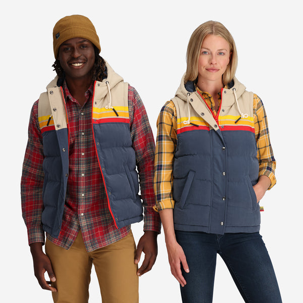 Epic Fader Puffer Vest | Retro Puffer Vest | YoColorado