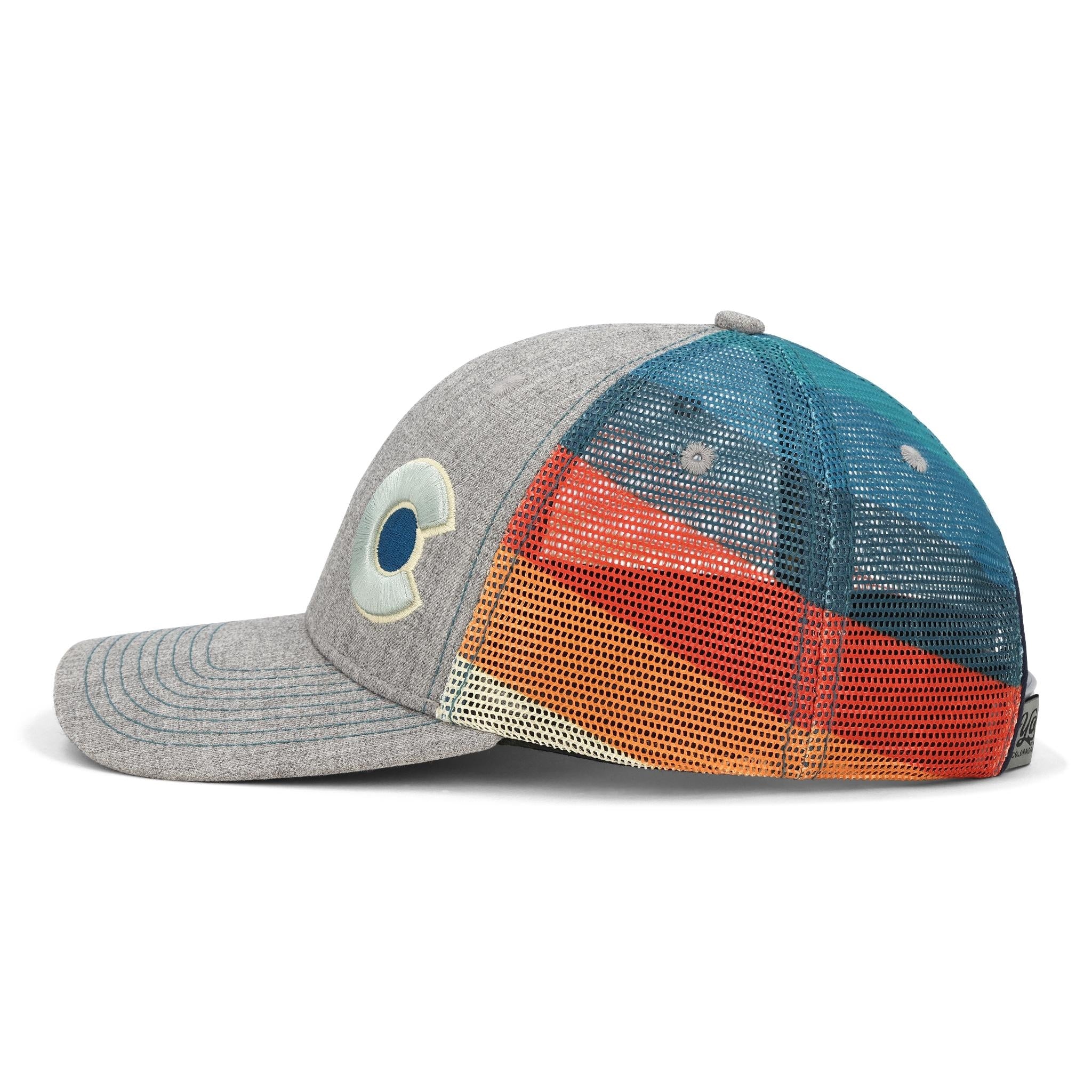 Grey Shoreline Trucker Hat display picture 1