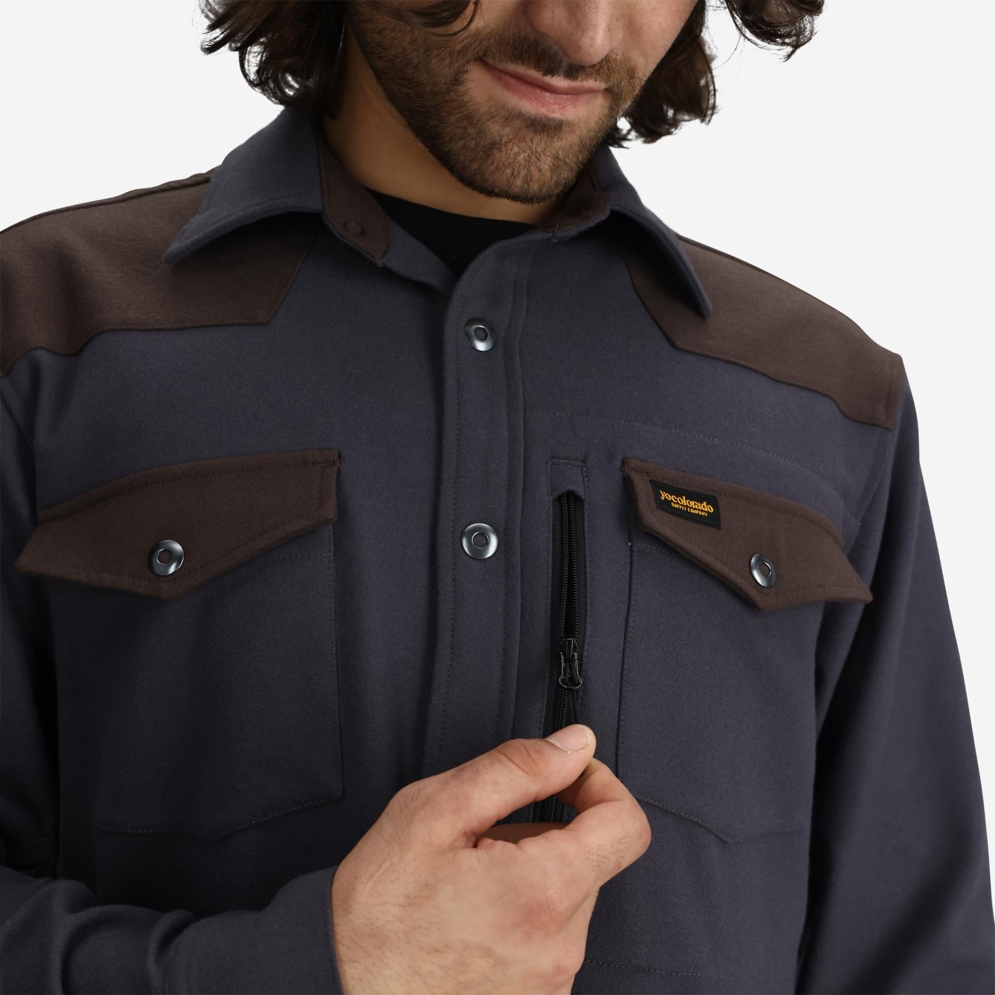 Men's Quandary Stretch Twill Snap Shirt