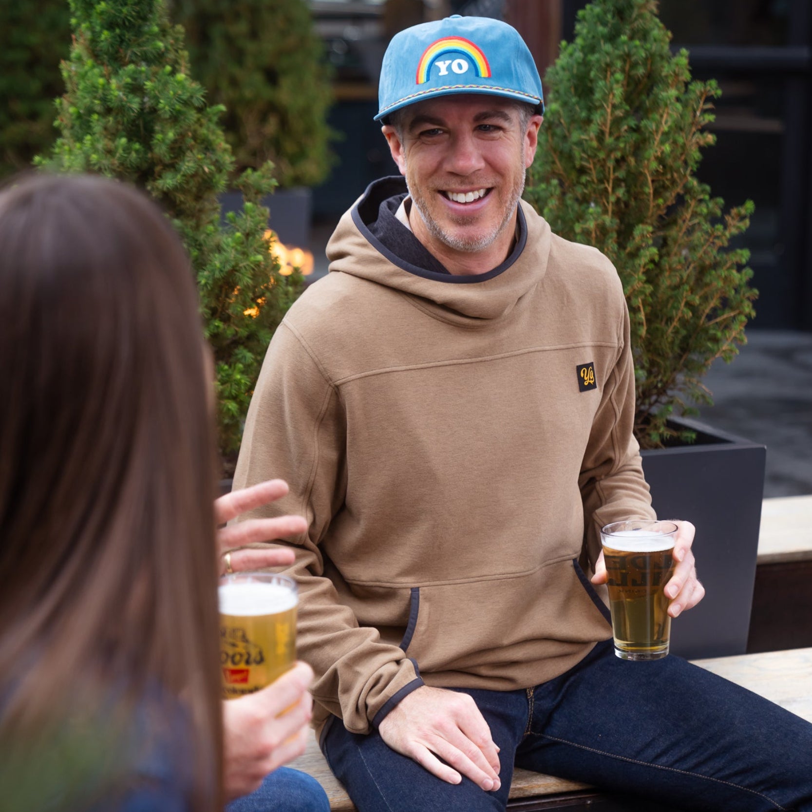 Happy Camper Unisex Fleece Hoodie