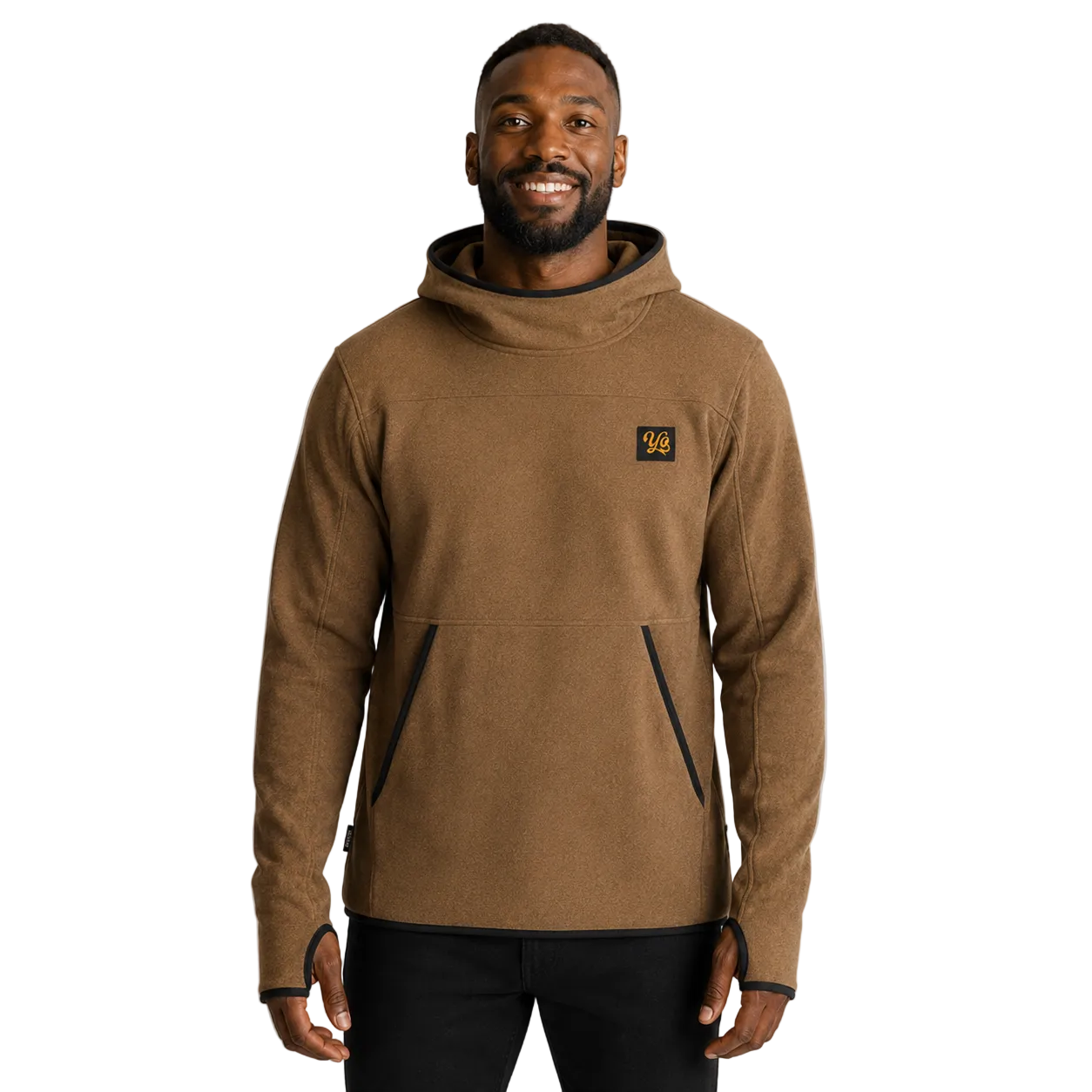Unisex Happy Camper Fleece Hoodie