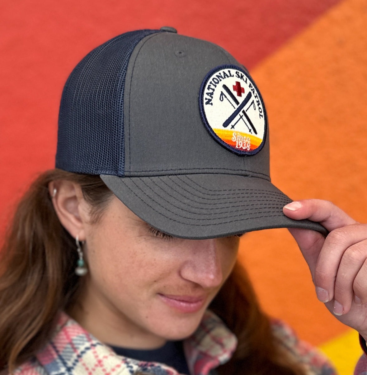 National Ski Patrol Retro Trucker Patch Hat
