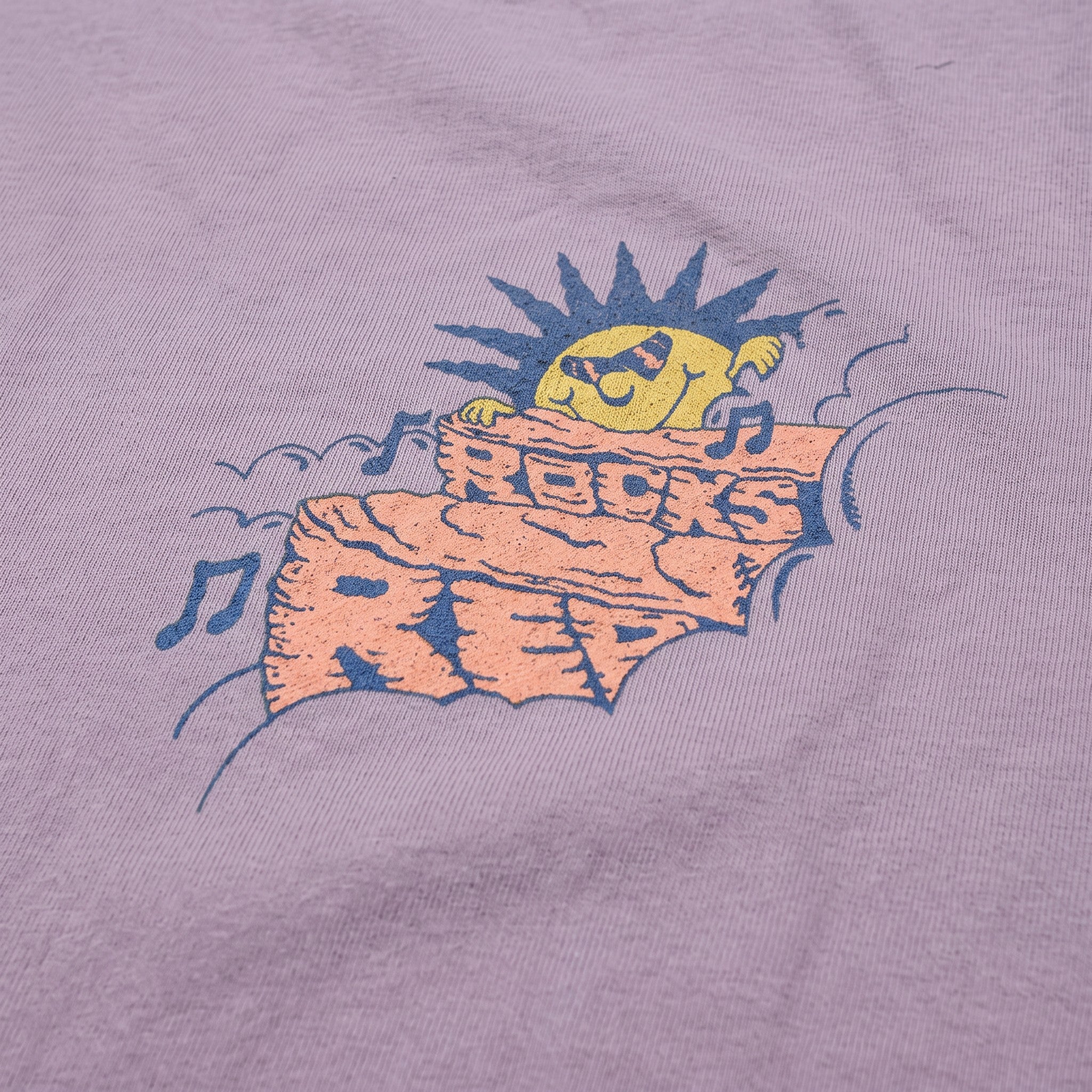 Red Rocks Born to Rock Unisex T-Shirt - Twilight Lavender