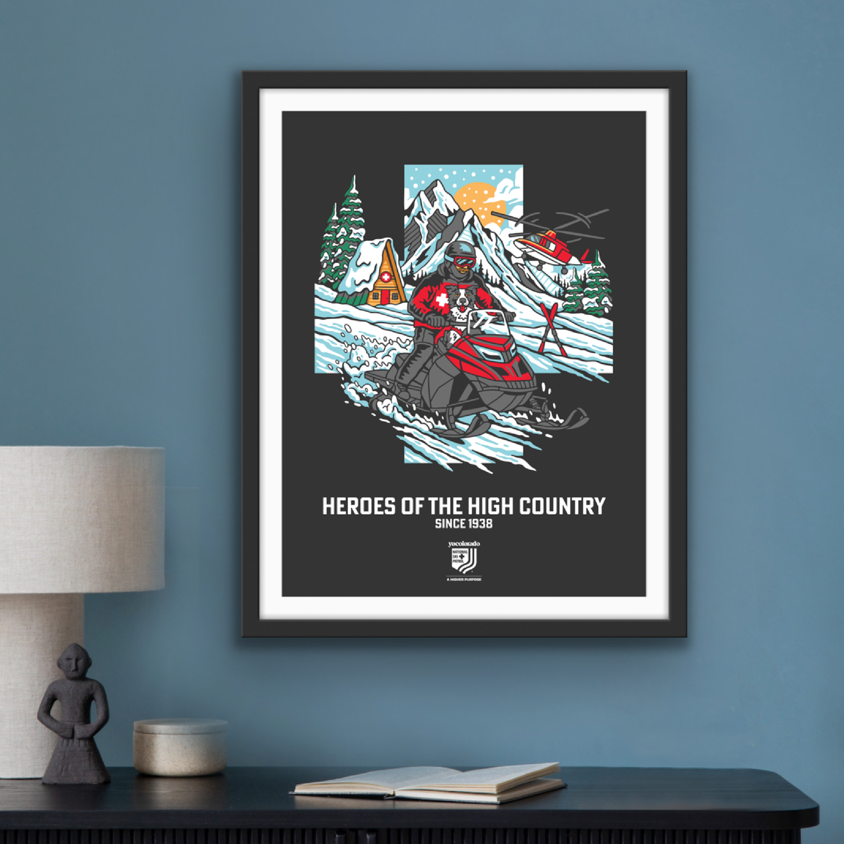 NSP Heroes of the High Country Hand-Screened Poster