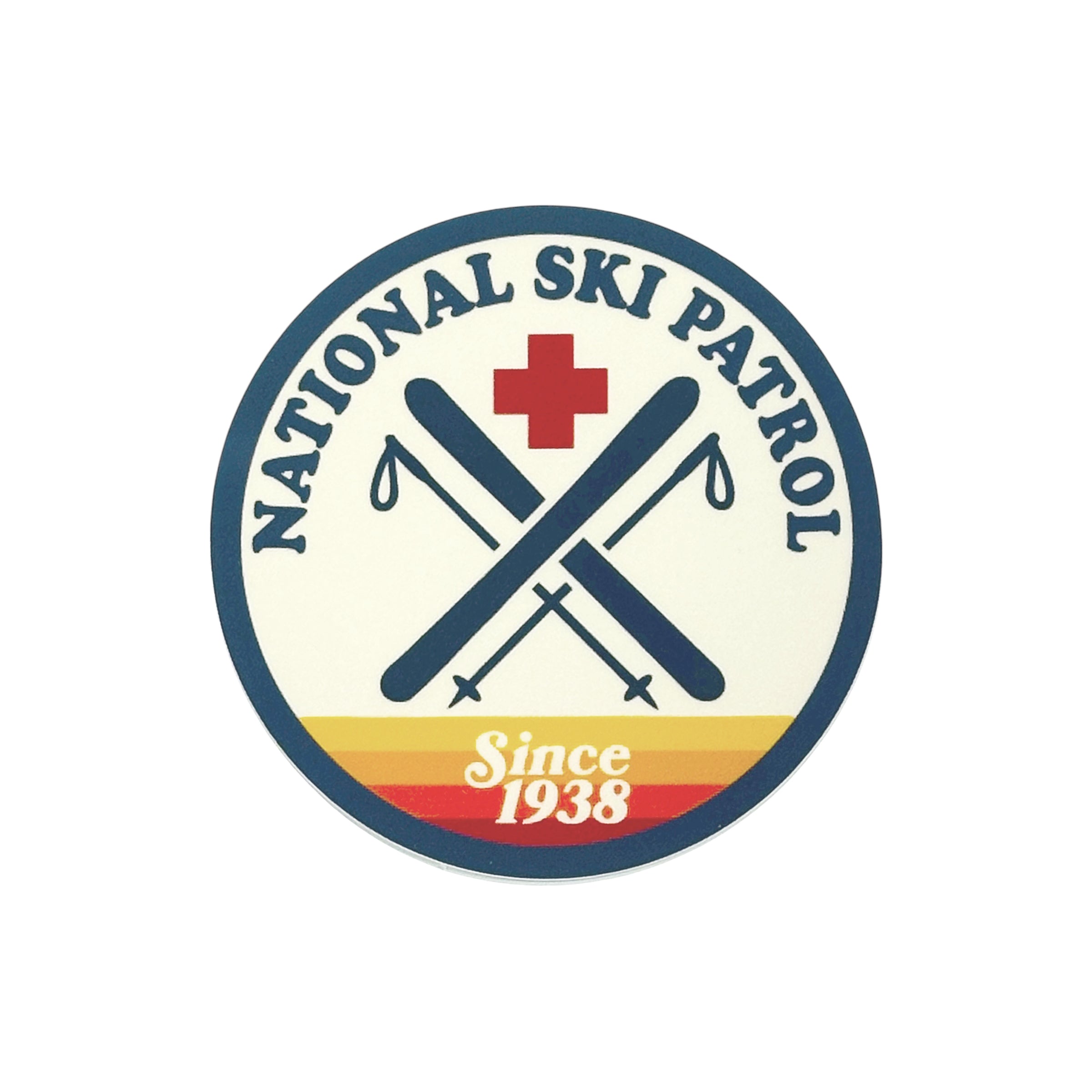 National Ski Patrol Retro Sticker
