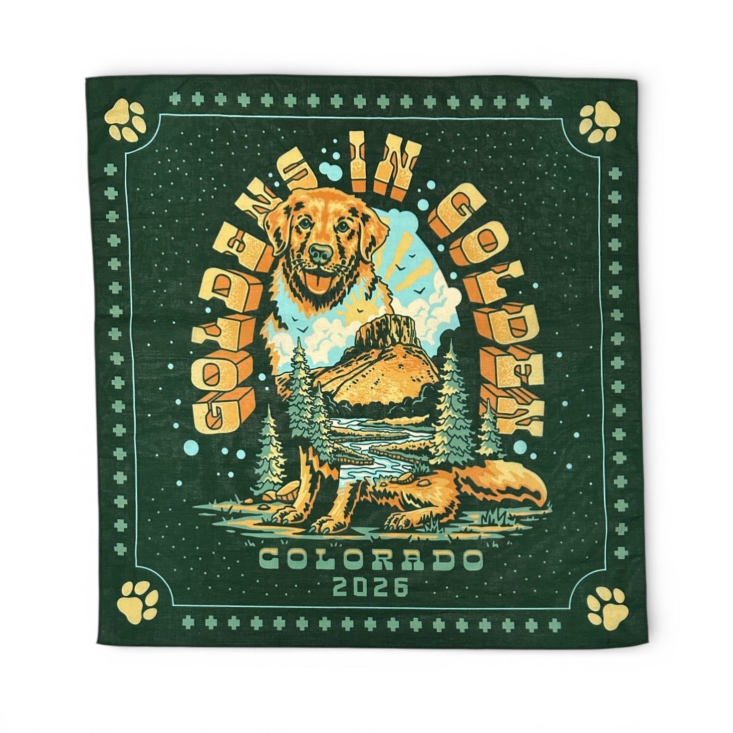 Goldens in Golden 2026 Official Bandana