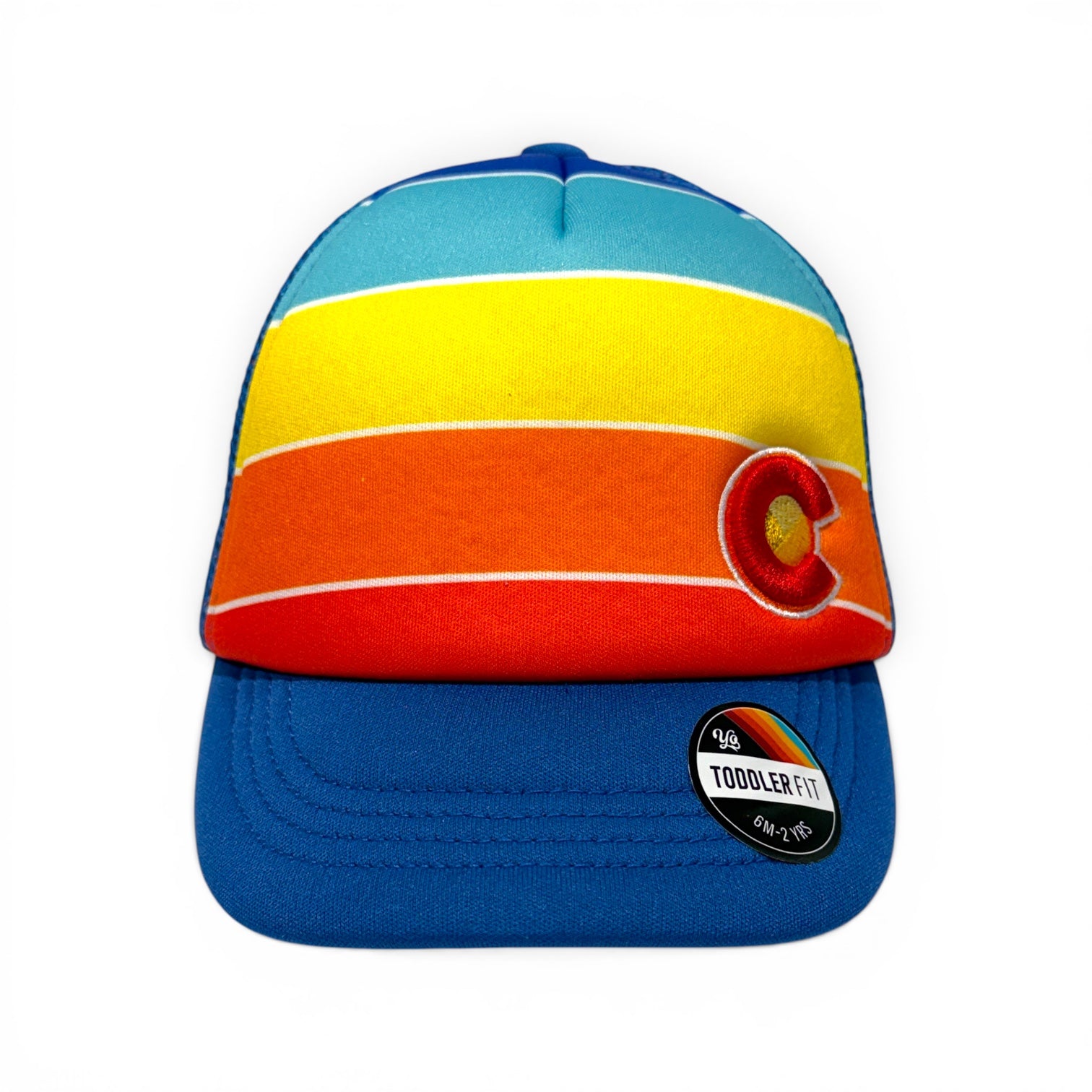 Toddler Rainbow Fader Trucker Hat