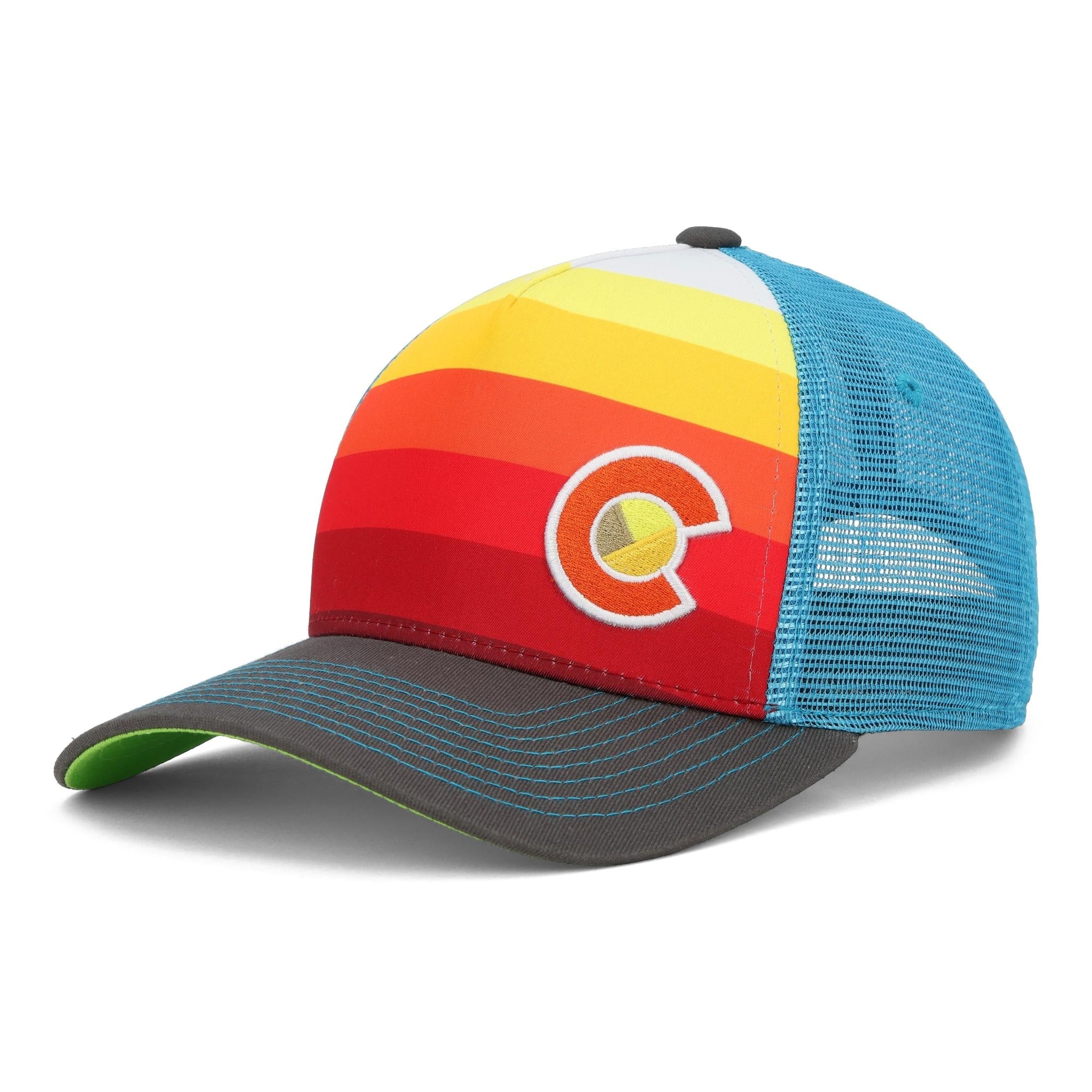 COLORADO SUNSET FADER TRUCKER HAT display picture 1