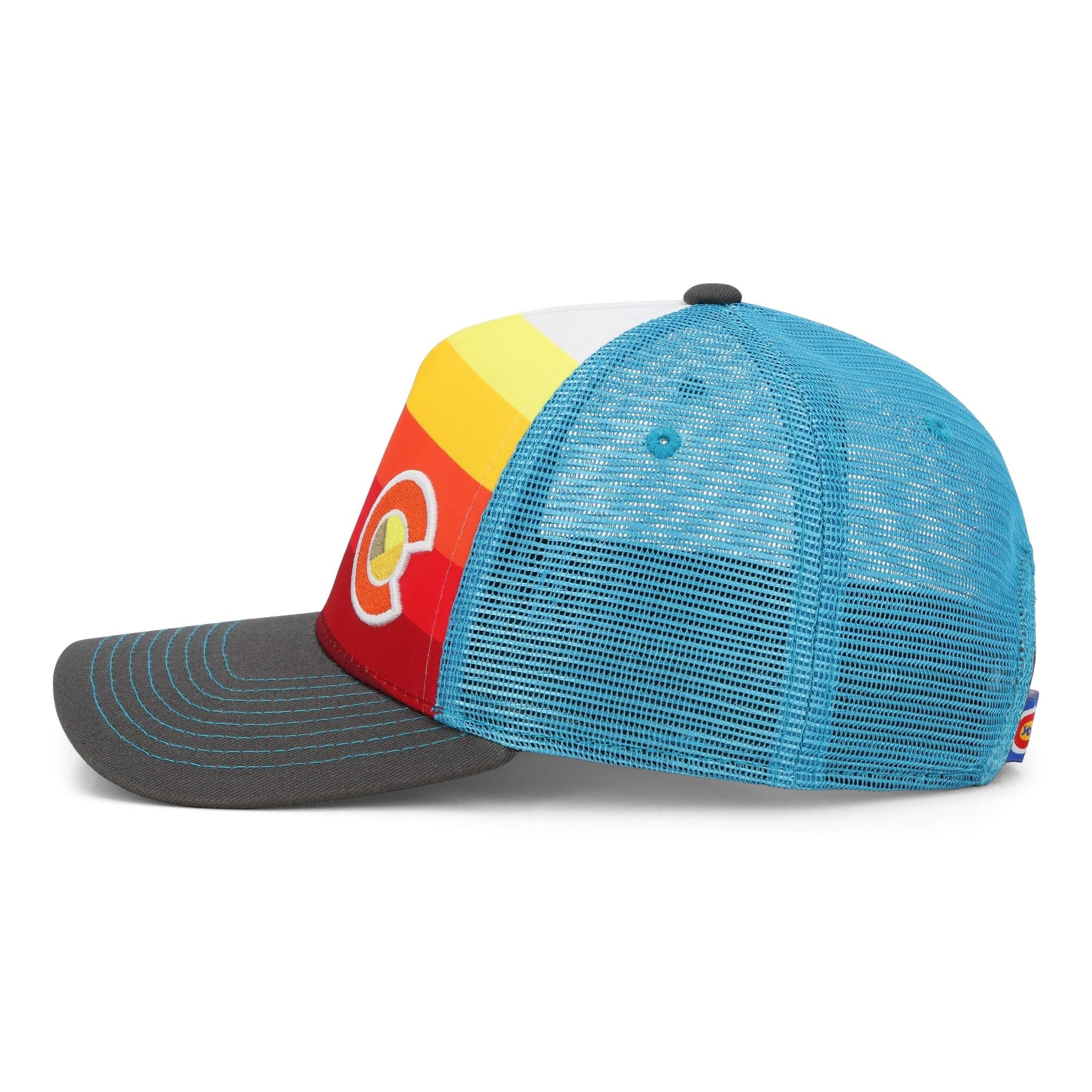 COLORADO SUNSET FADER TRUCKER HAT