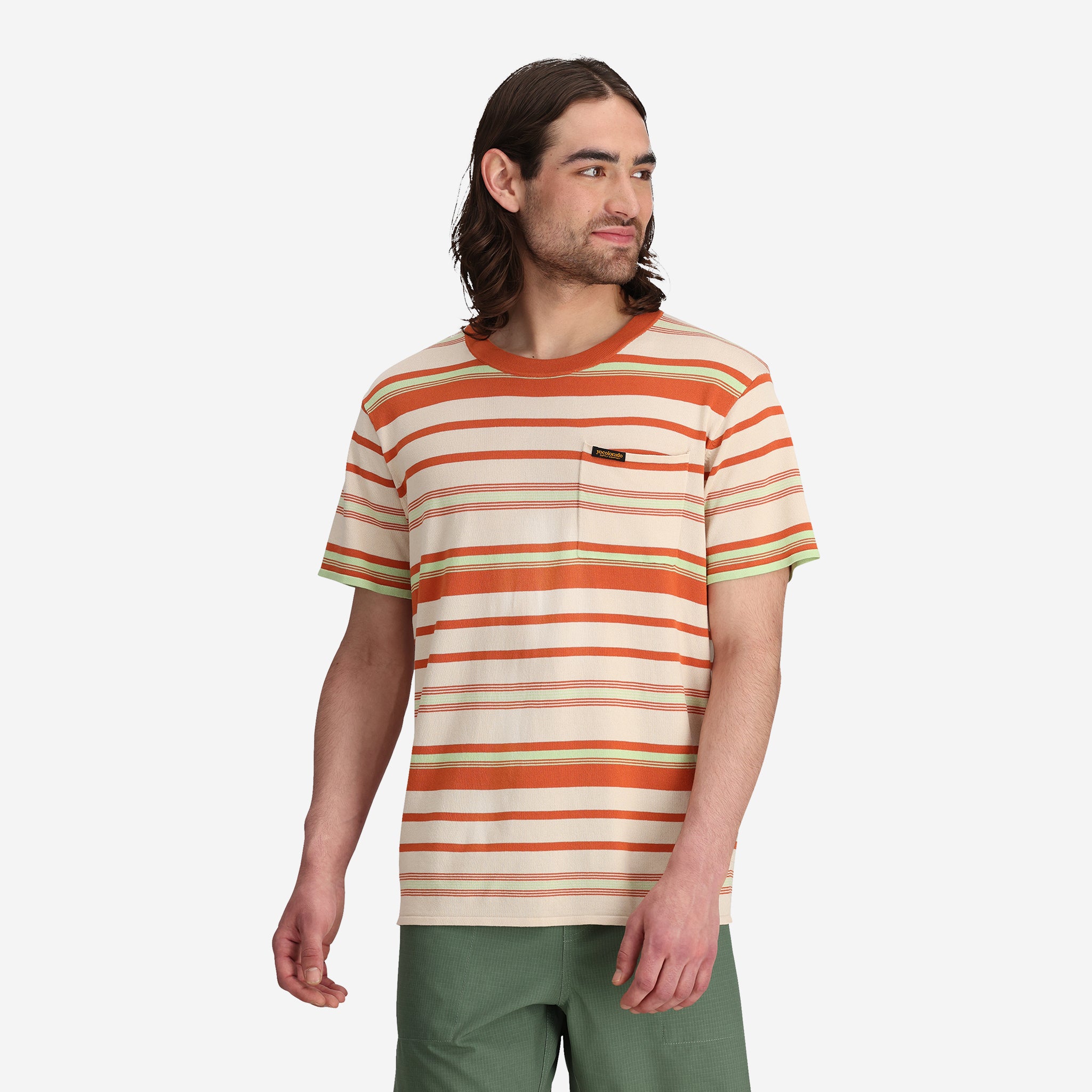Men's Voyager Knit Tee in Sand
