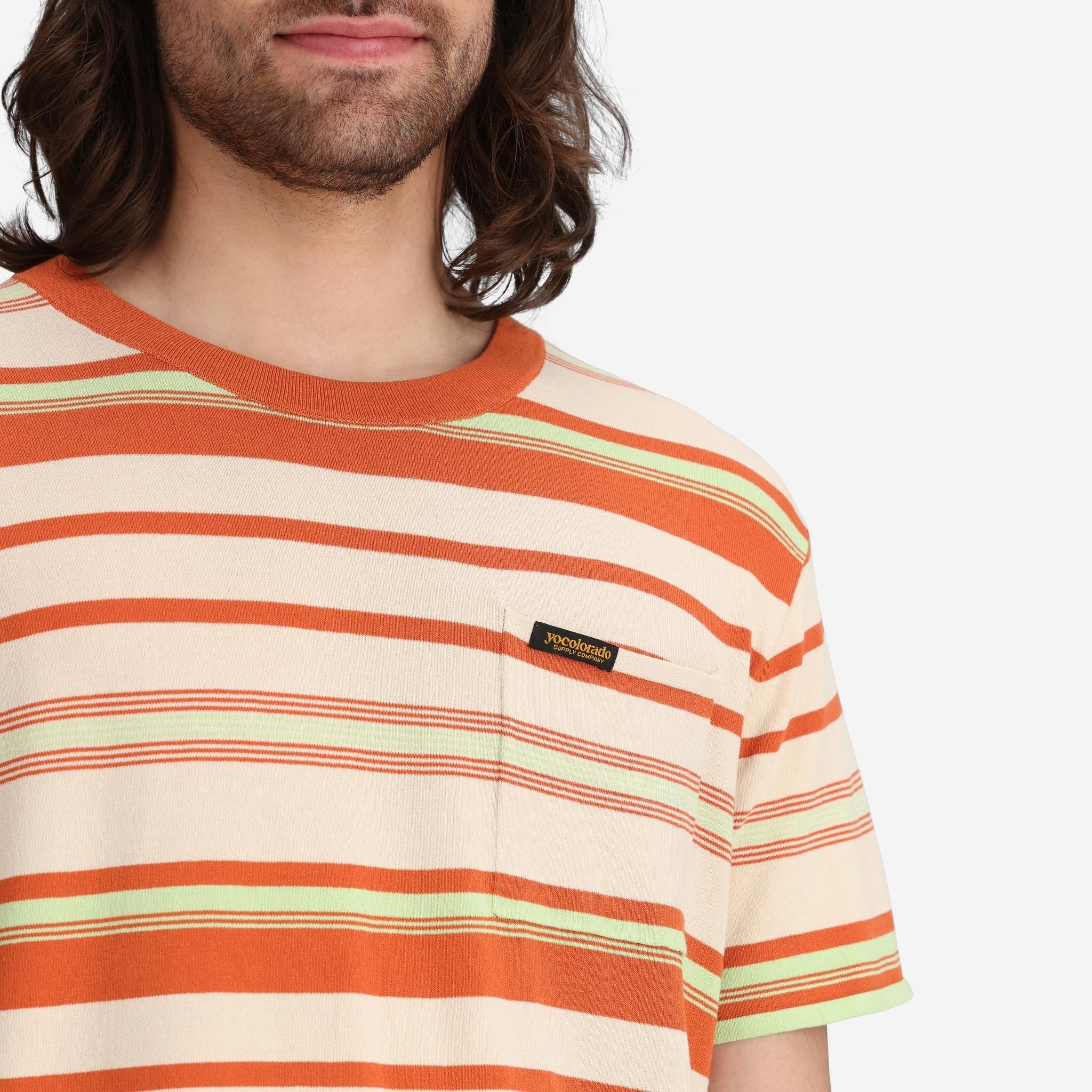 Men's Voyager Knit Tee in Sand