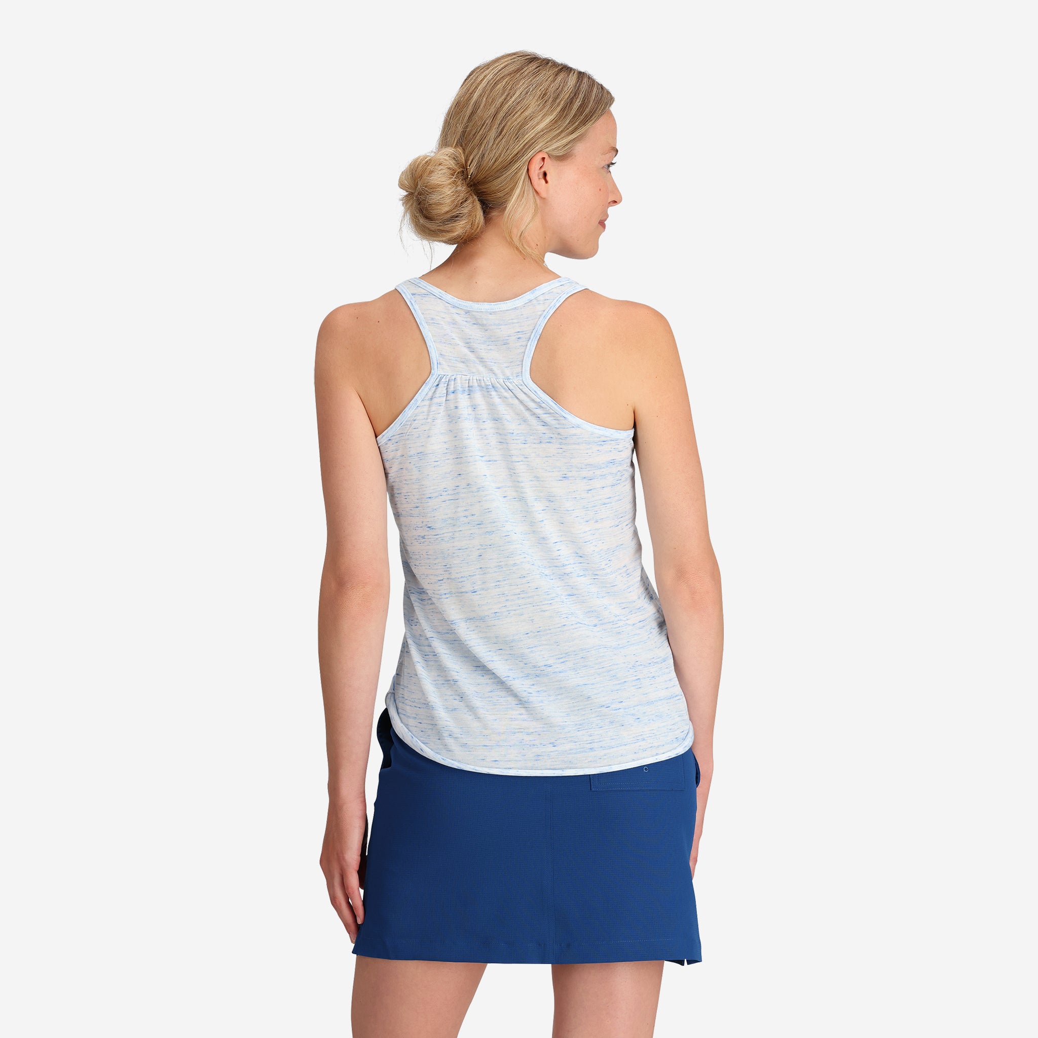Women's Peace Sign Colorado Light Blue Special Flowy Racerback Tank Top, M