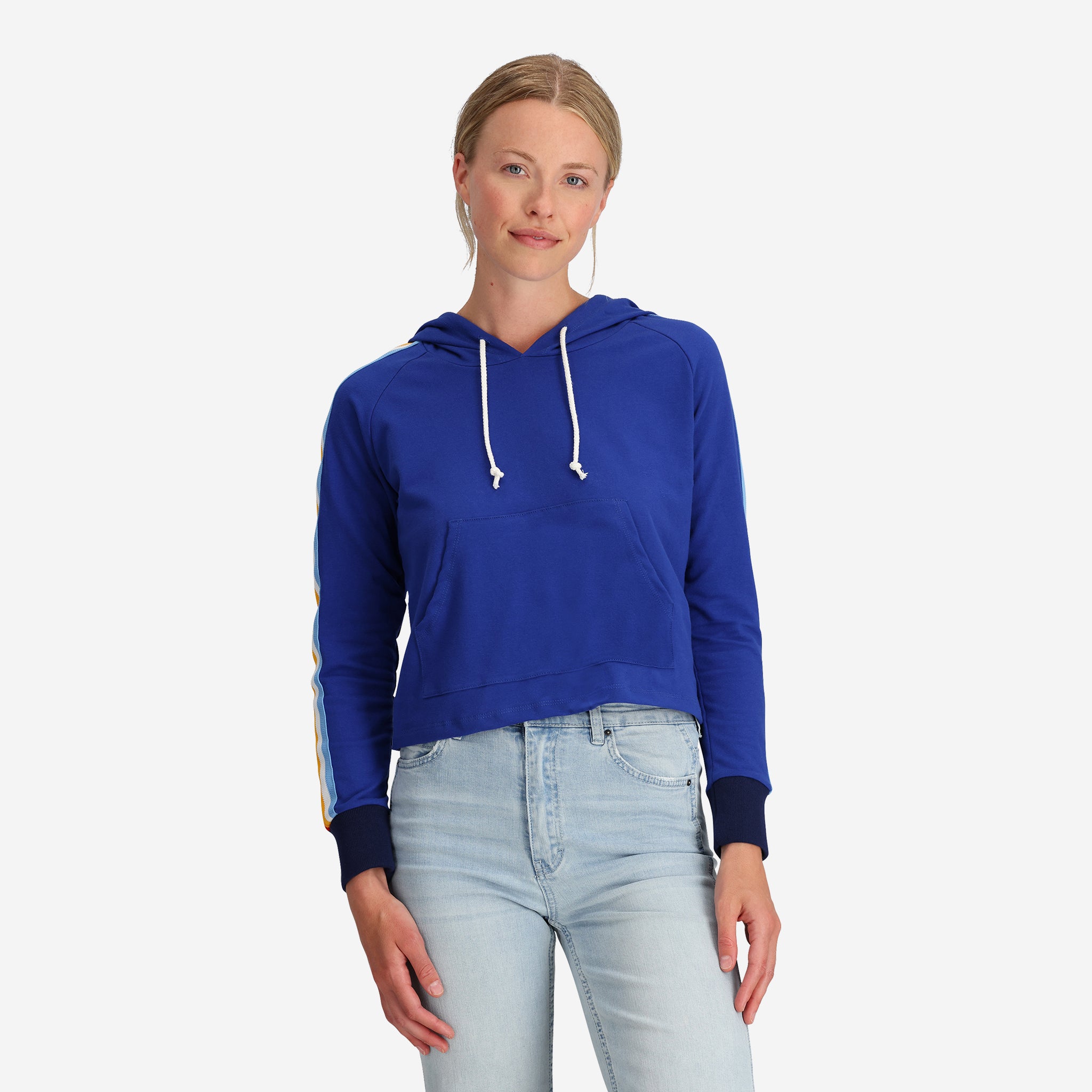 Santa Monica Cropped Hoodie