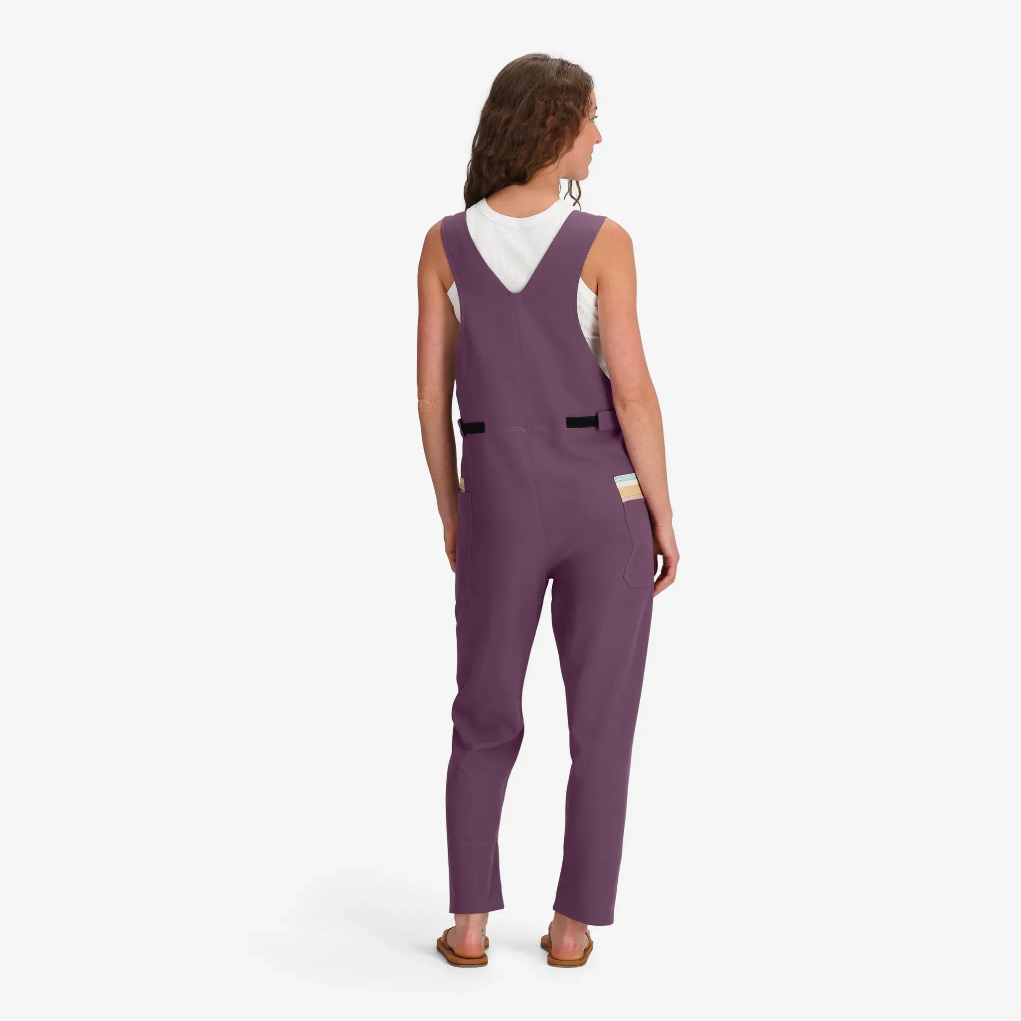 Women's Boardwalk All Day Overalls in Faded Purple
