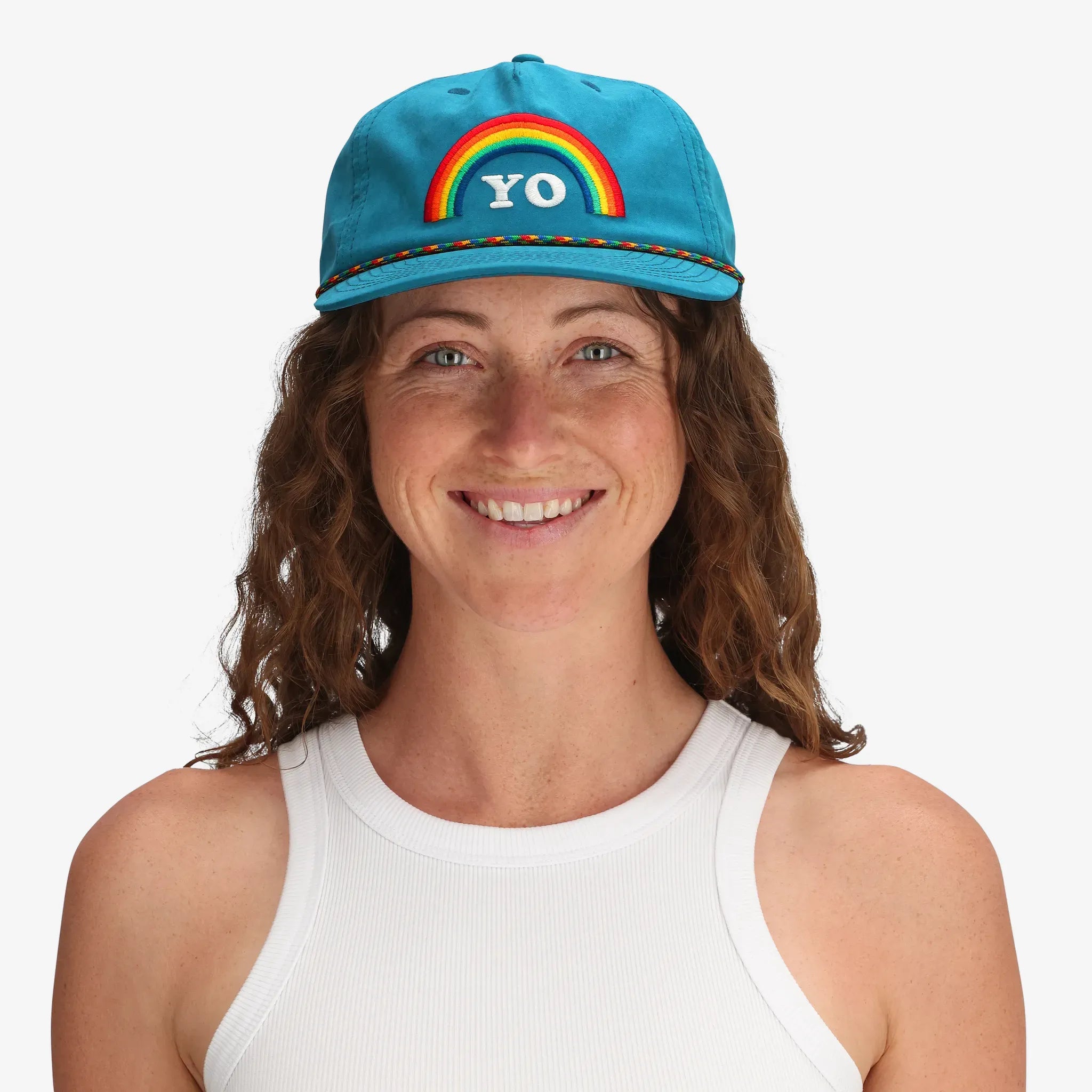 Imagination Rainbow Rope Hat