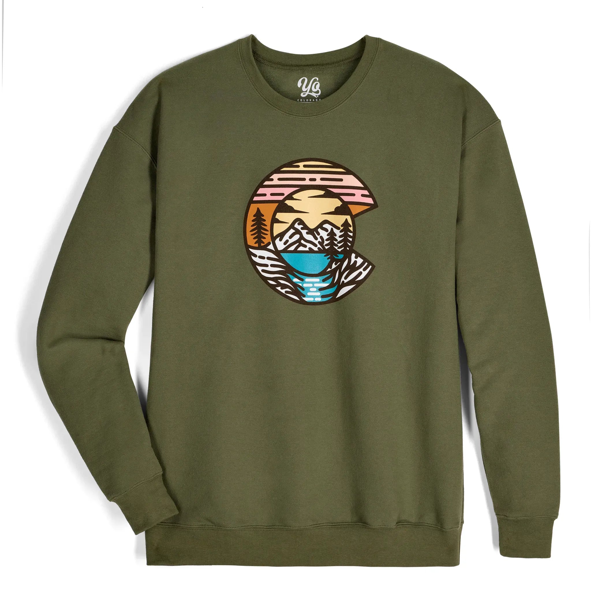 Unisex Mountain C Crewneck Sweatshirt