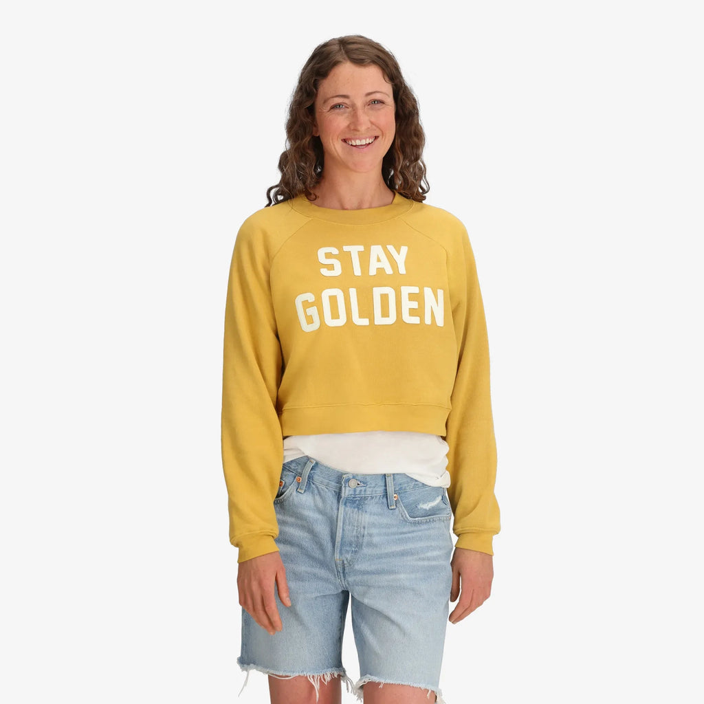 Women's Stay Golden Crewneck Sweatshirt