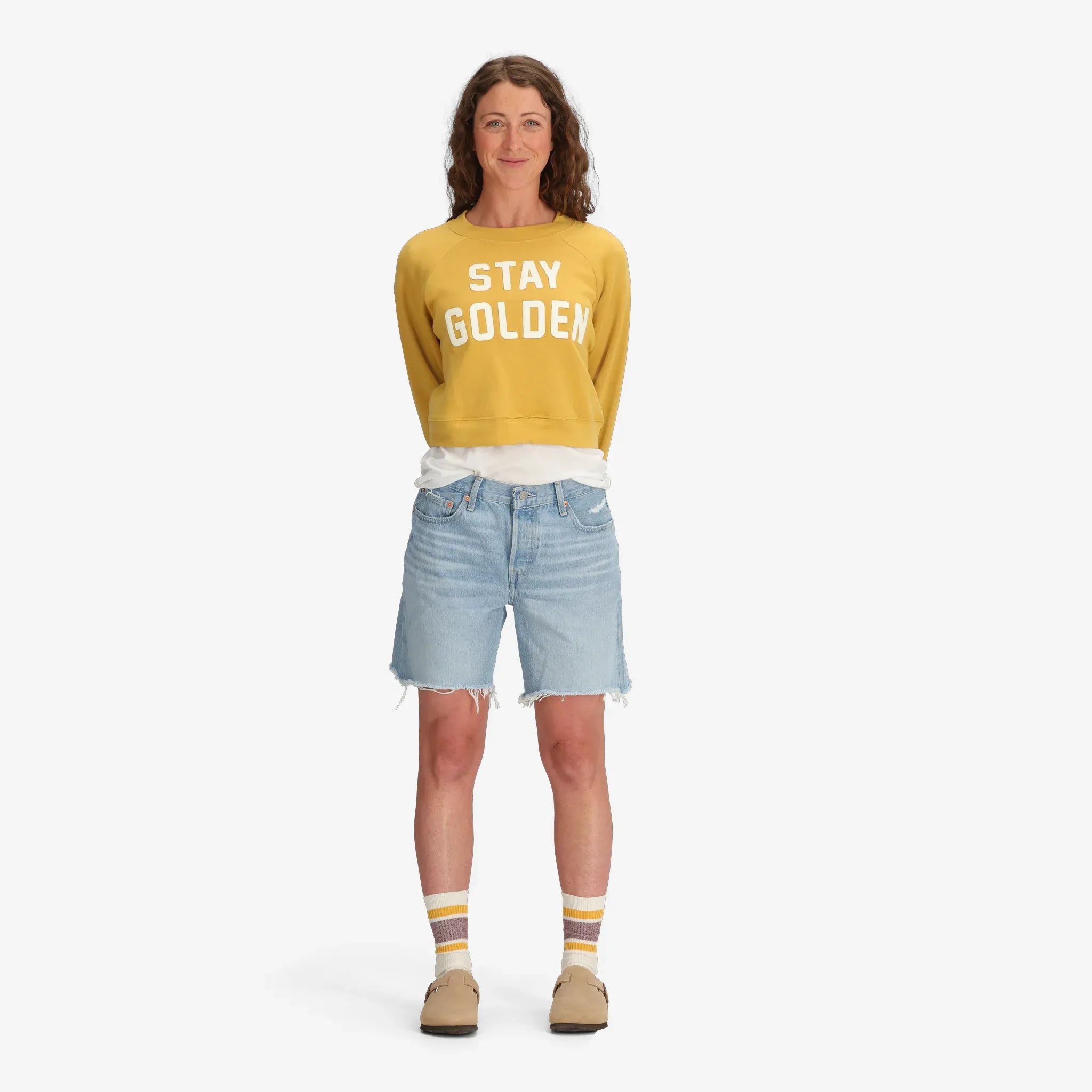 Women's Stay Golden Crewneck Sweatshirt