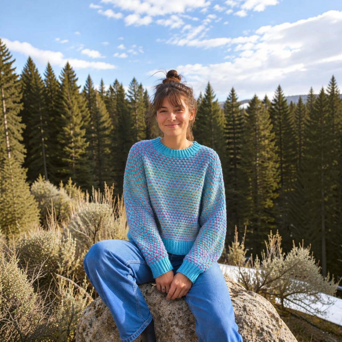 Women's Twilight Ripple Knit Sweater