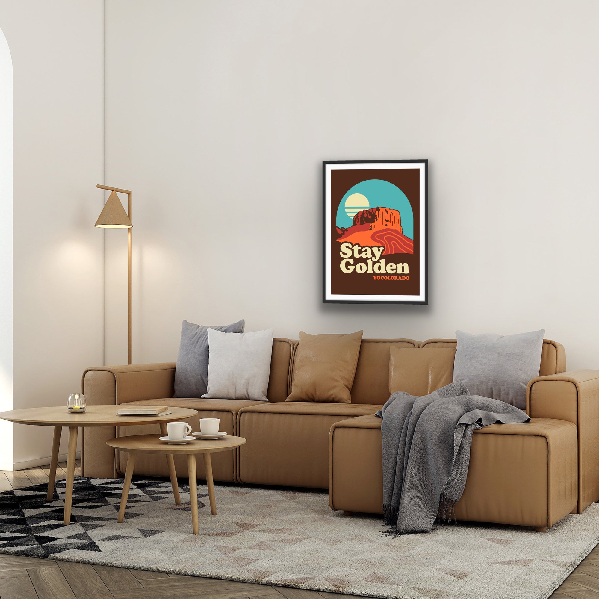 Stay Golden™ Screen Printed Poster