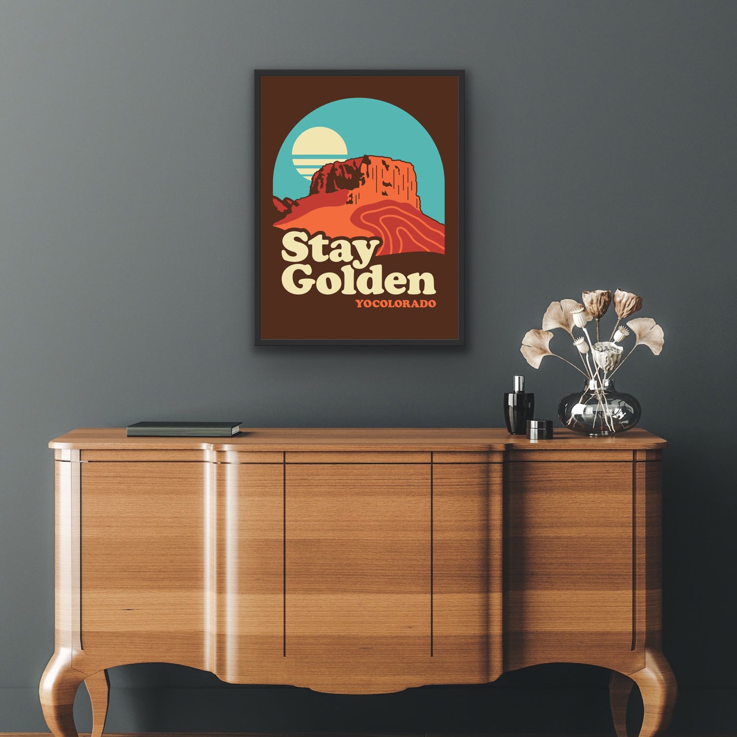 Stay Golden™ Screen Printed Poster