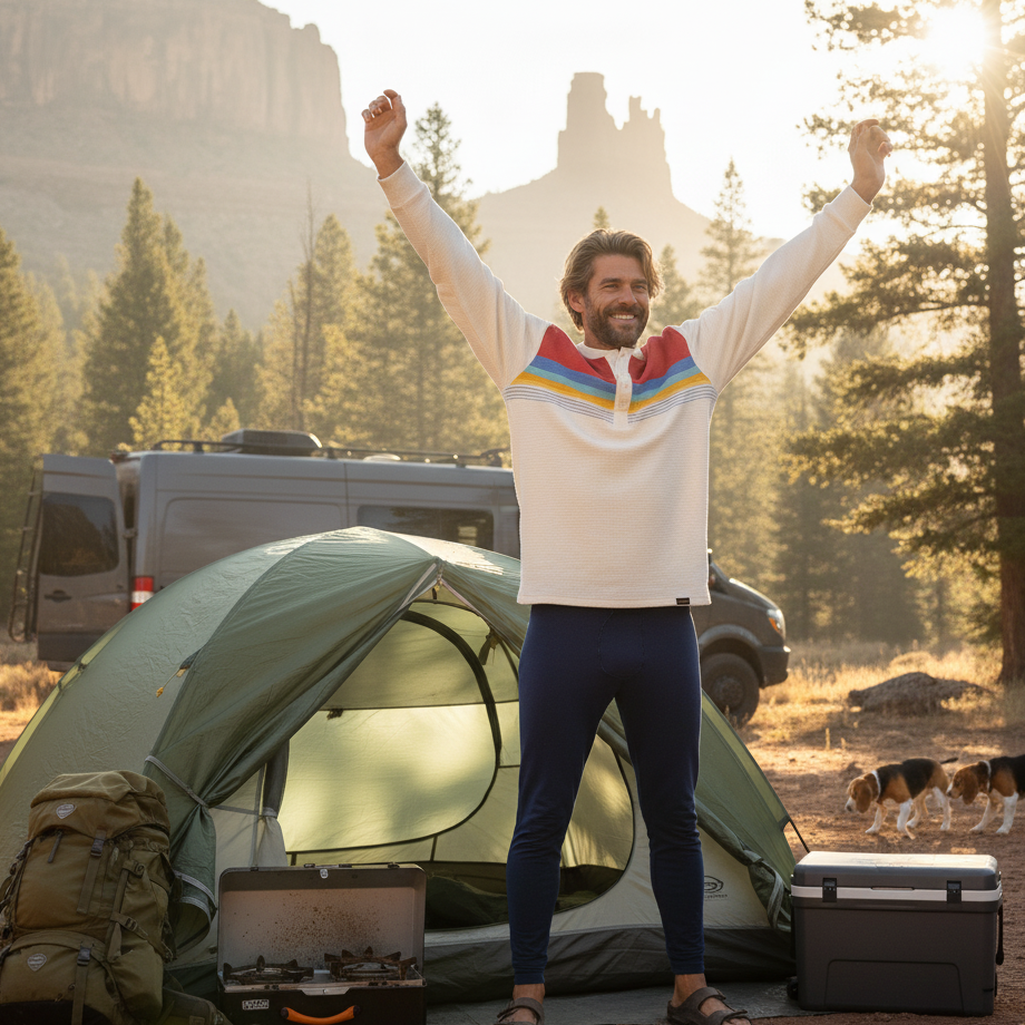 Men's Horizon Knit Henley Shirt