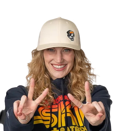 NSP Blizz the “Pawtrol” Dog Trucker Hat in Winter White