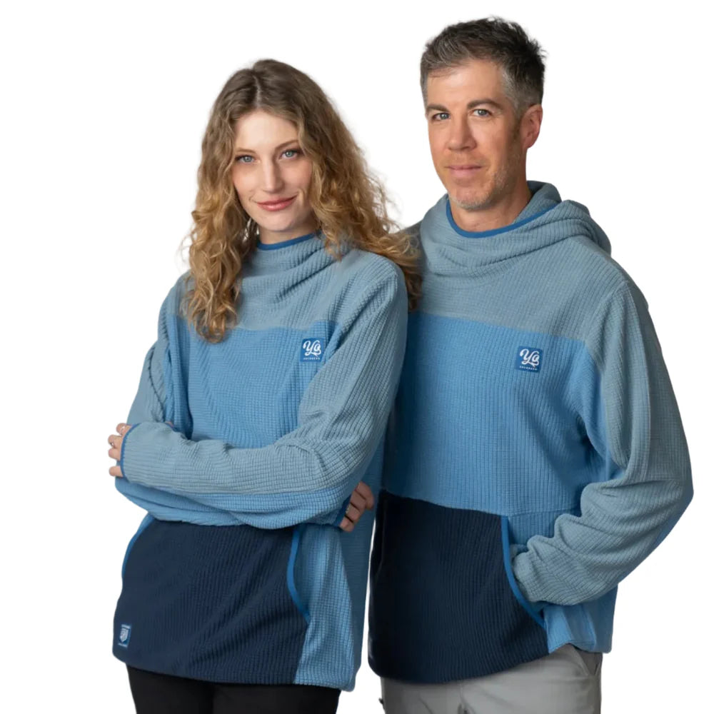 NSP Hardpack Grid Fleece Hoodie and Legacy Fader Beanie Bundle