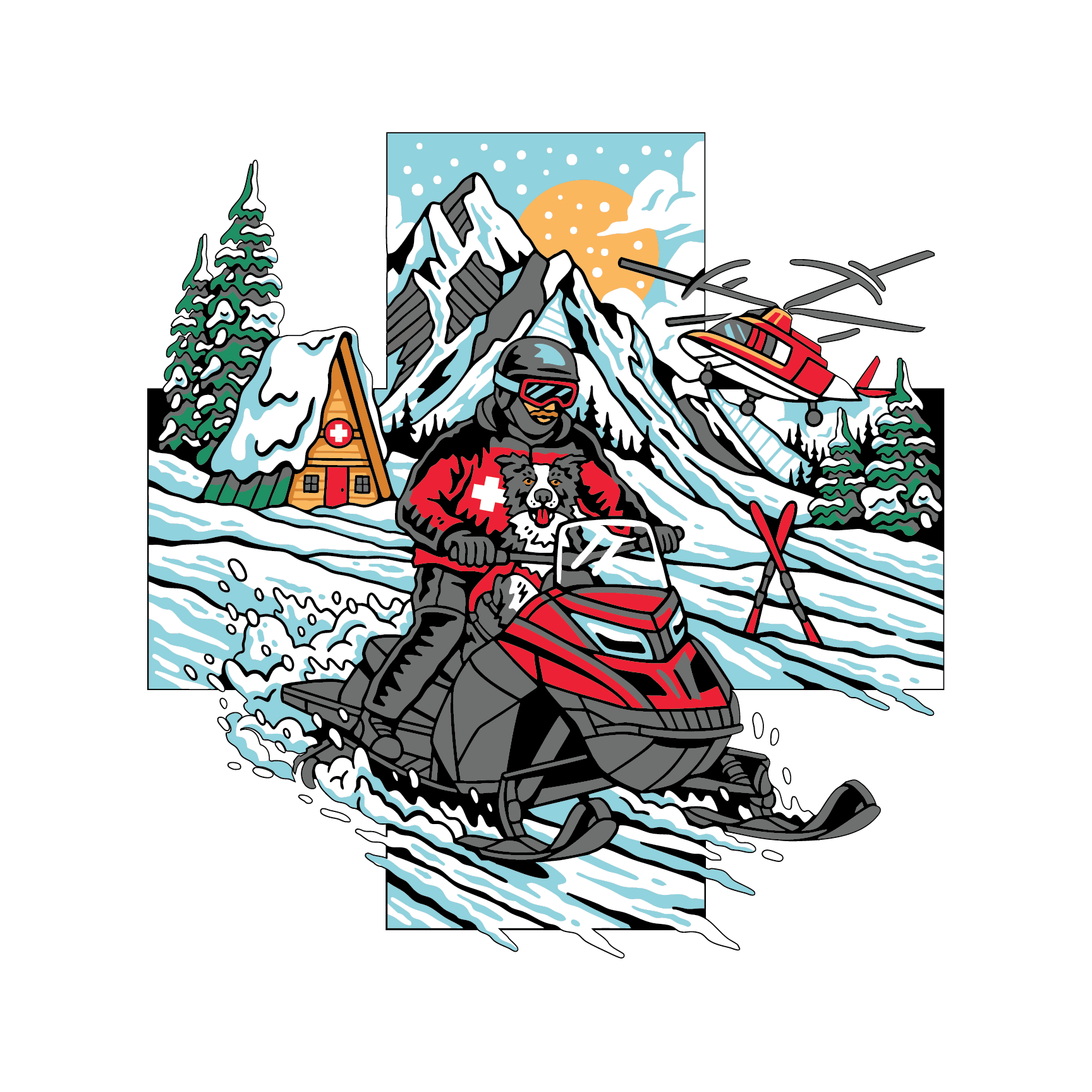 NSP Unisex Heroes of the High Country T-Shirt